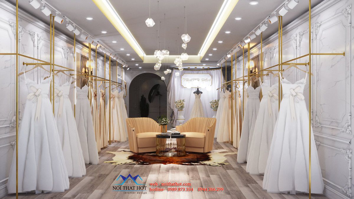 thiết kế studio áo cưới