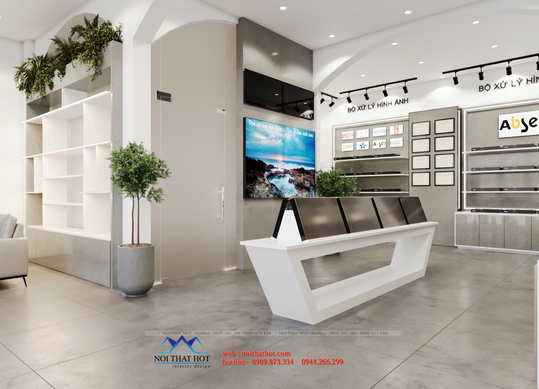 Kệ trưng bày màn hình led