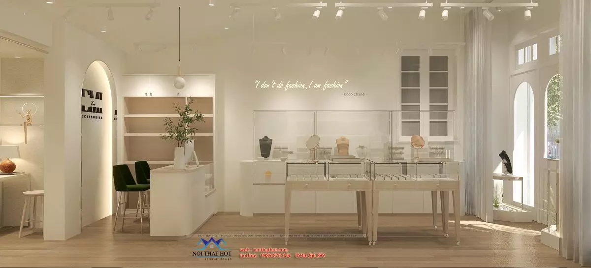 Tủ kính được sử dụng để trưng bày những sản phẩm trang sức tủ kệ trưng bày trang sức