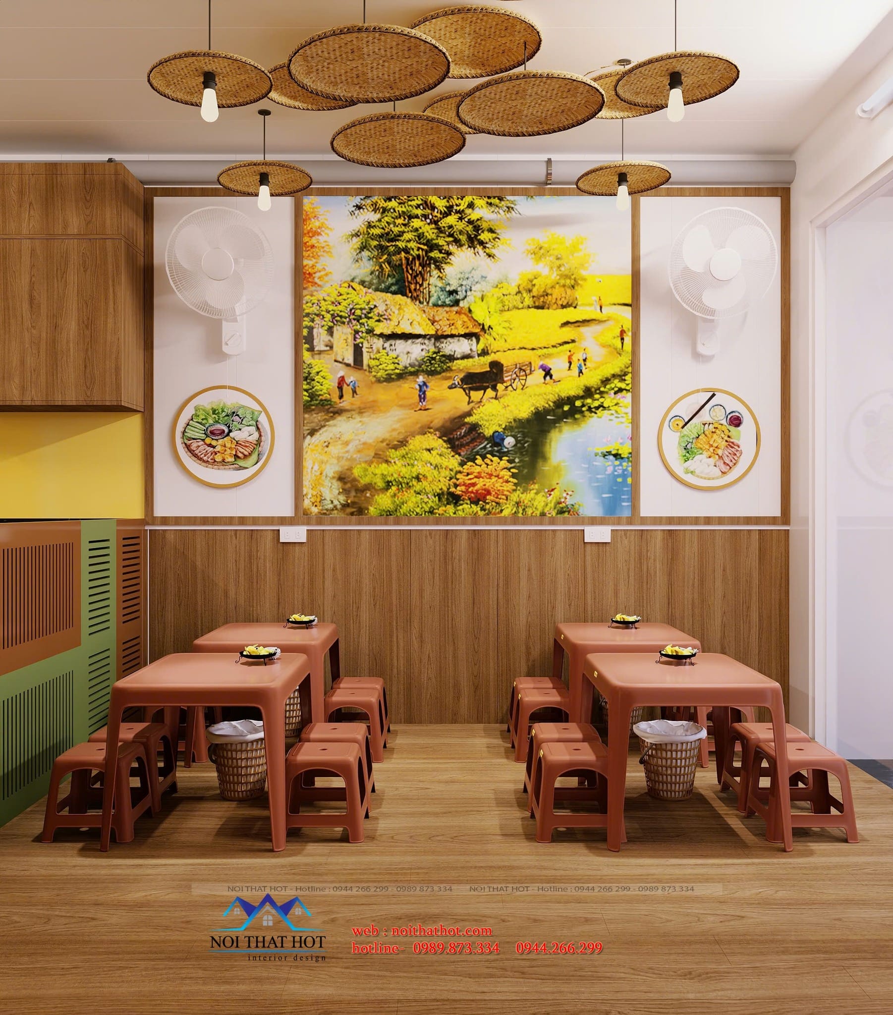 tranh trang trí cửa hàng