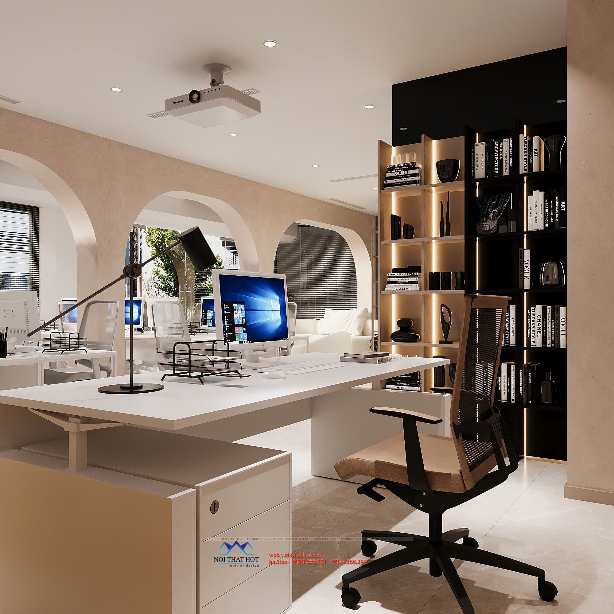 thiết kế nội thất văn phòng