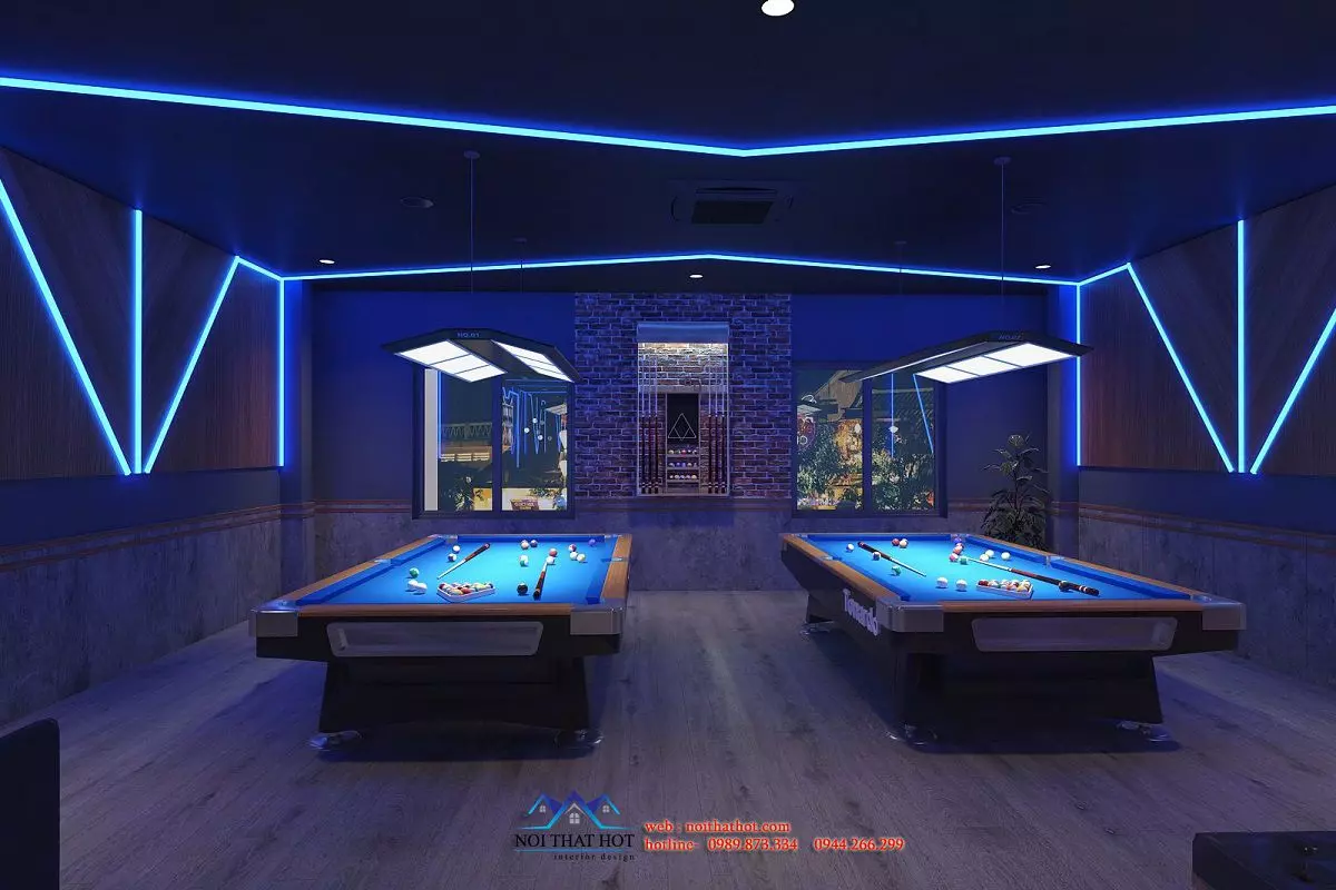 mẫu câu lạc bộ billiards đẹp