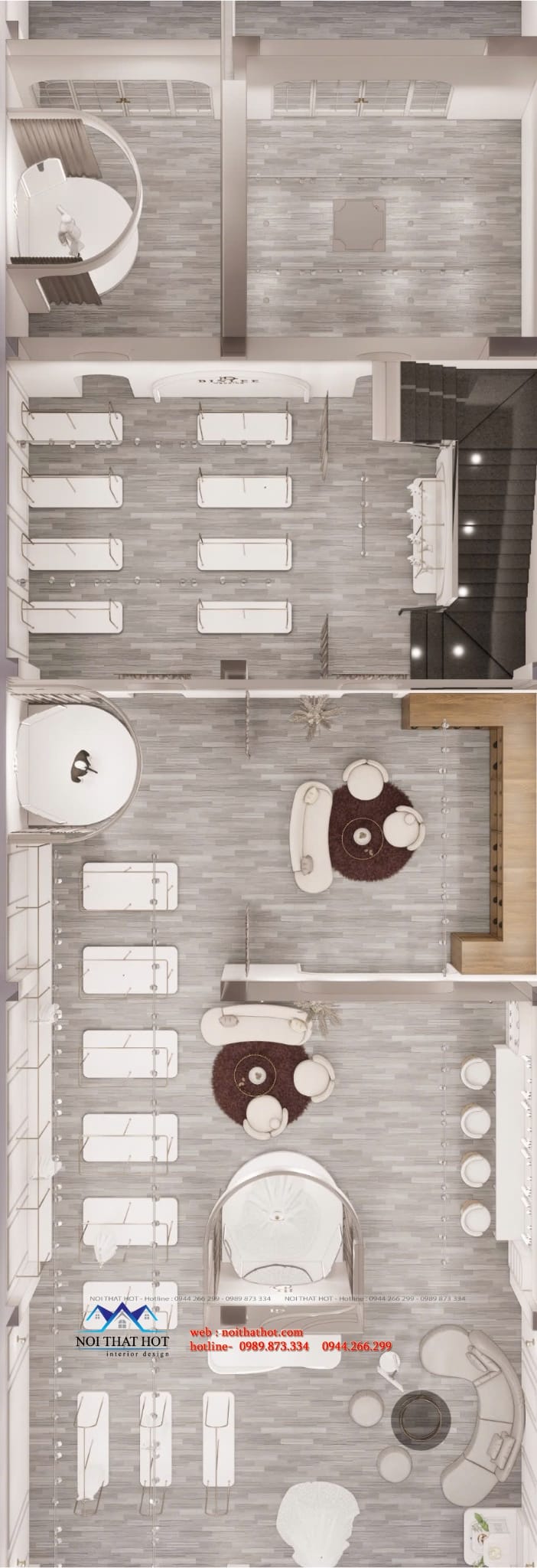 Bài trí showroom áo cưới