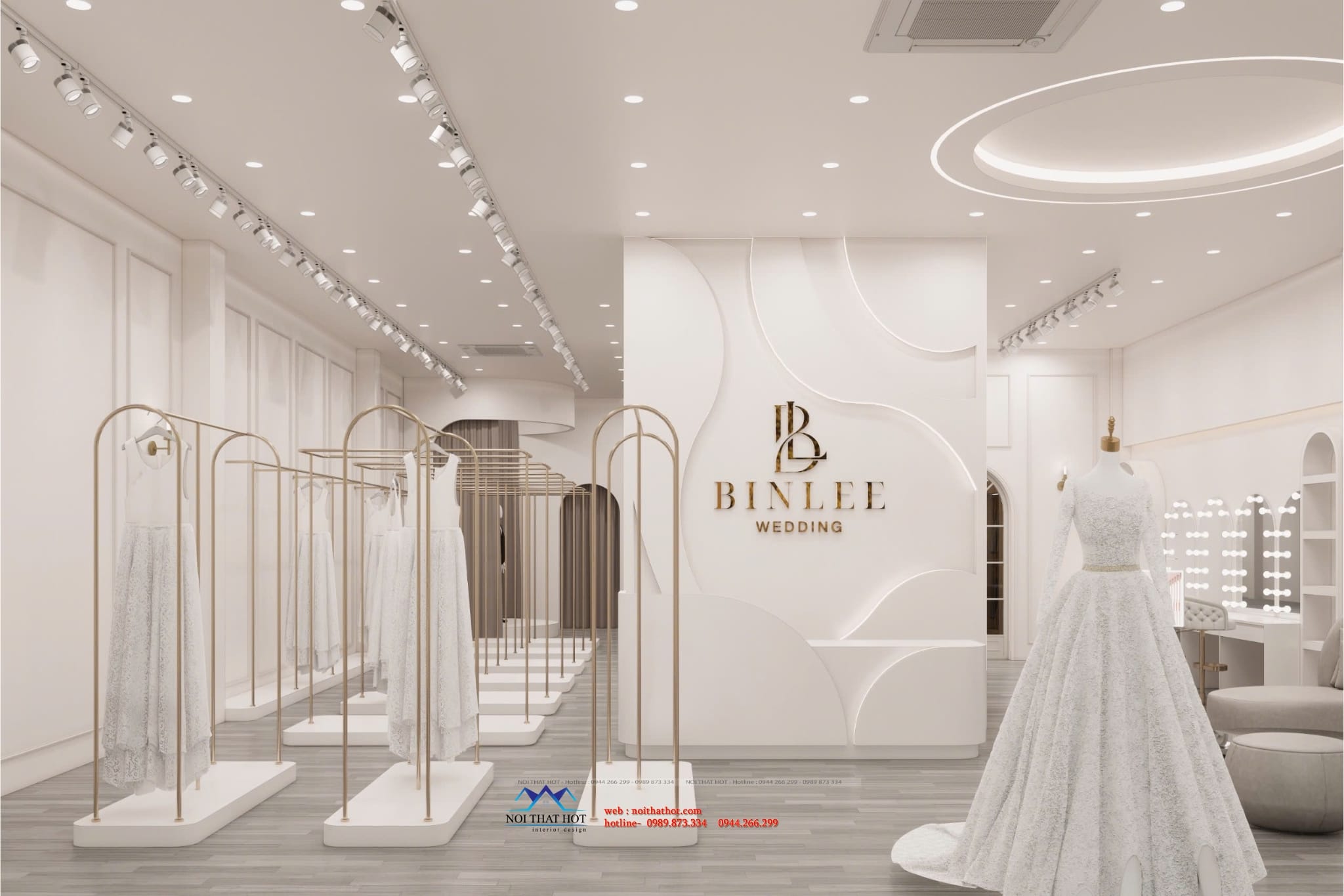 Phối màu showroom
