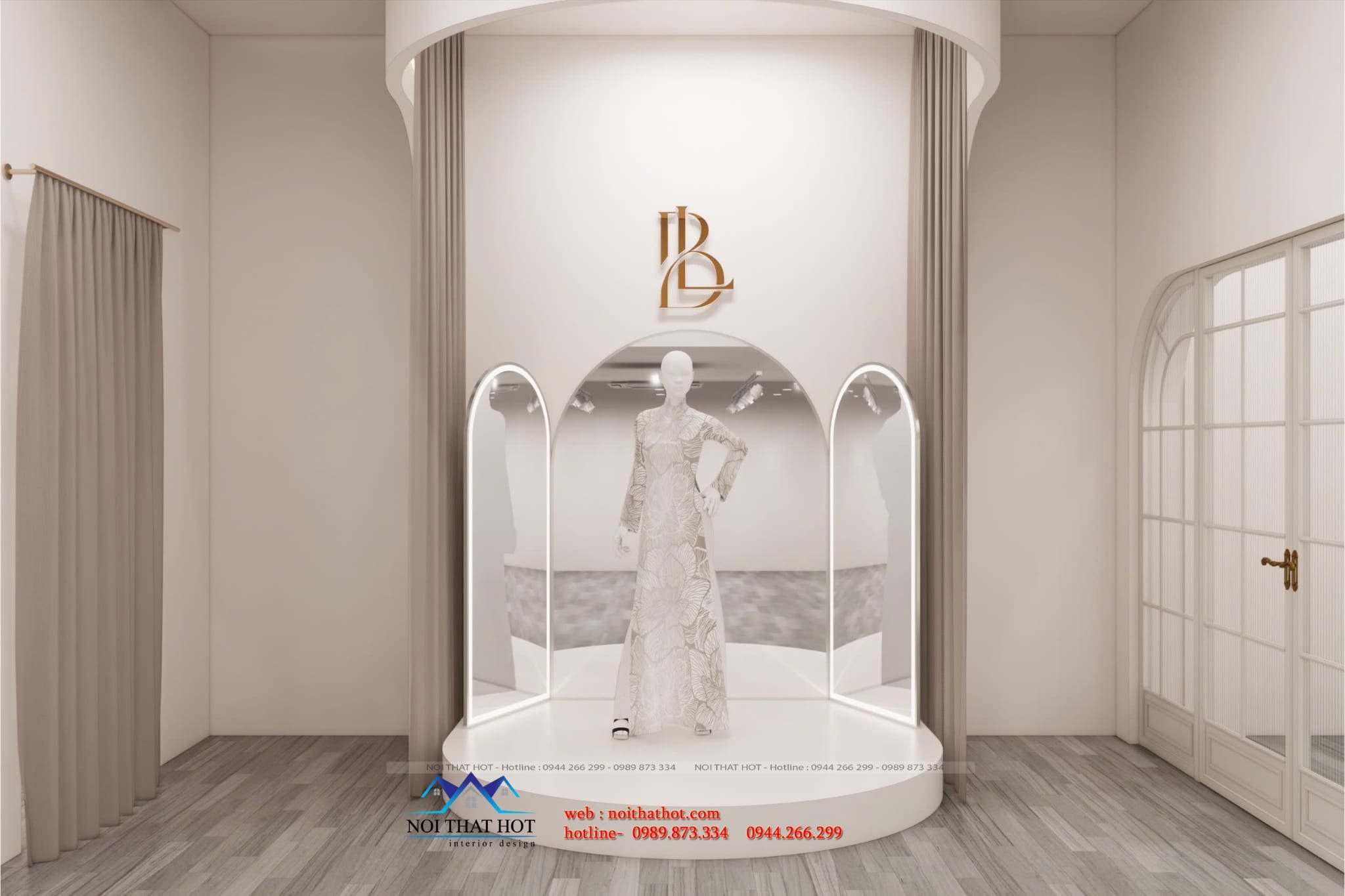 Bục thử váy cưới