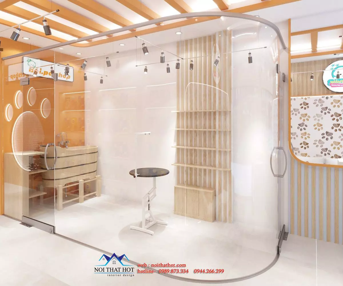 phòng tắm cho thú cưng