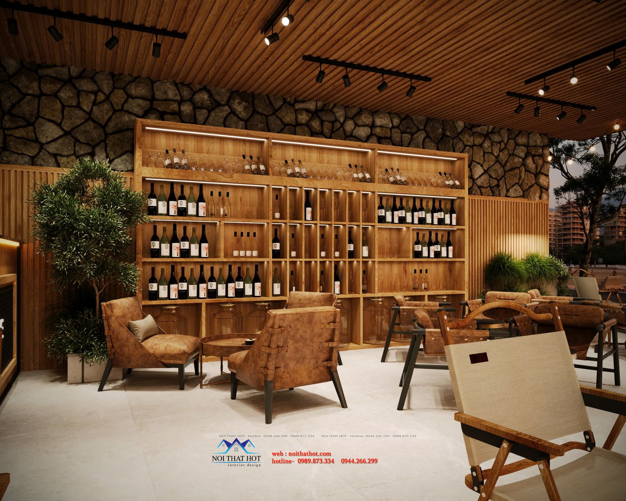 thiết kế quán cafe đẹp