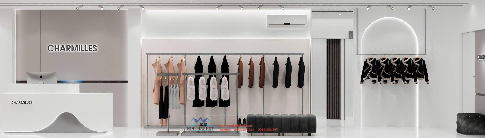 thiết kế nội thất shop thờ itrang