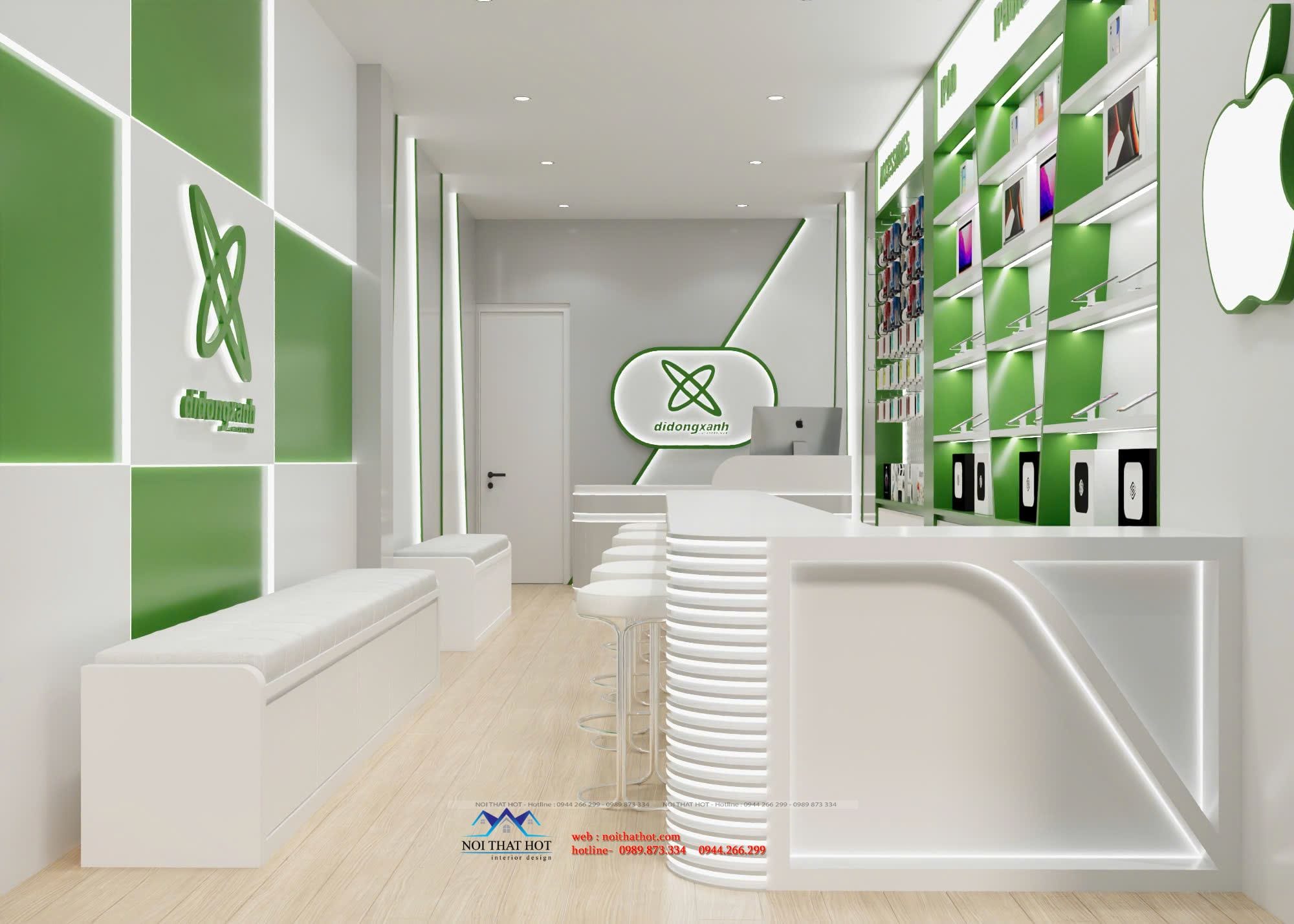 thiết kế shop điện thoại