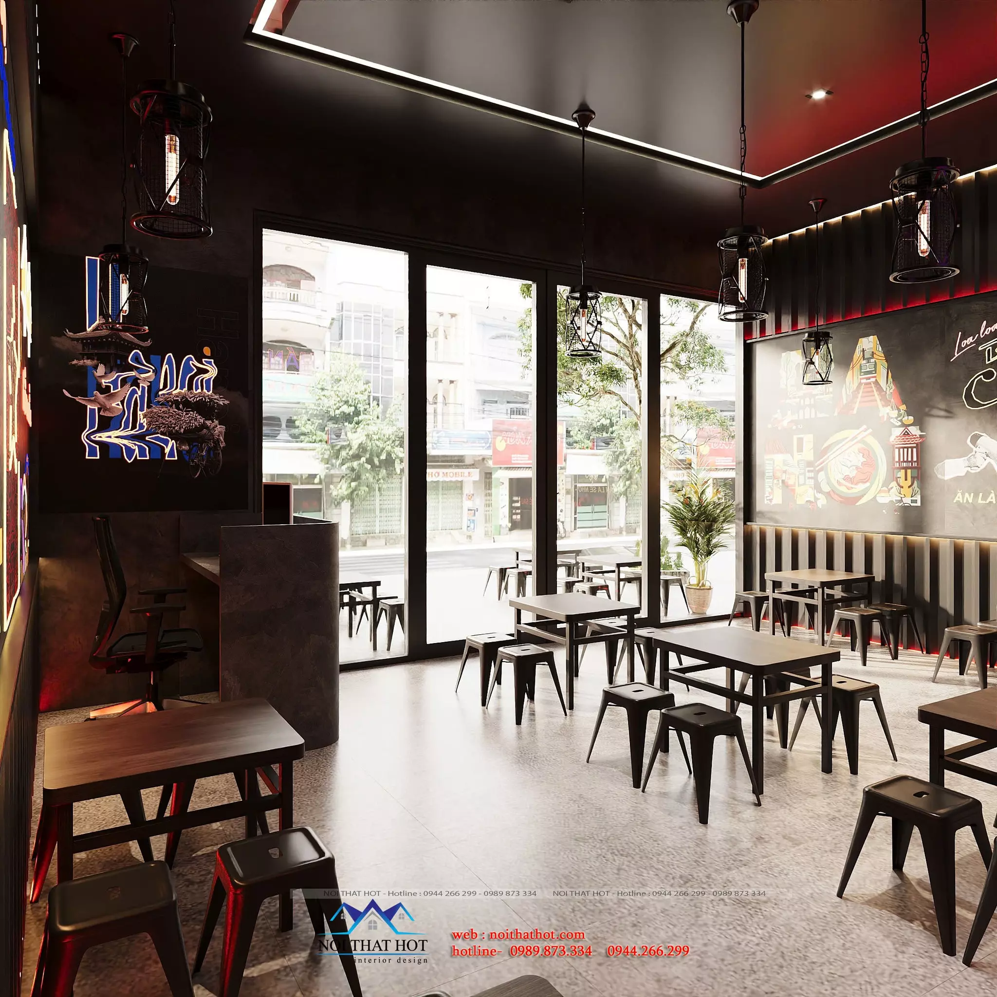 bán ghế quán ăn