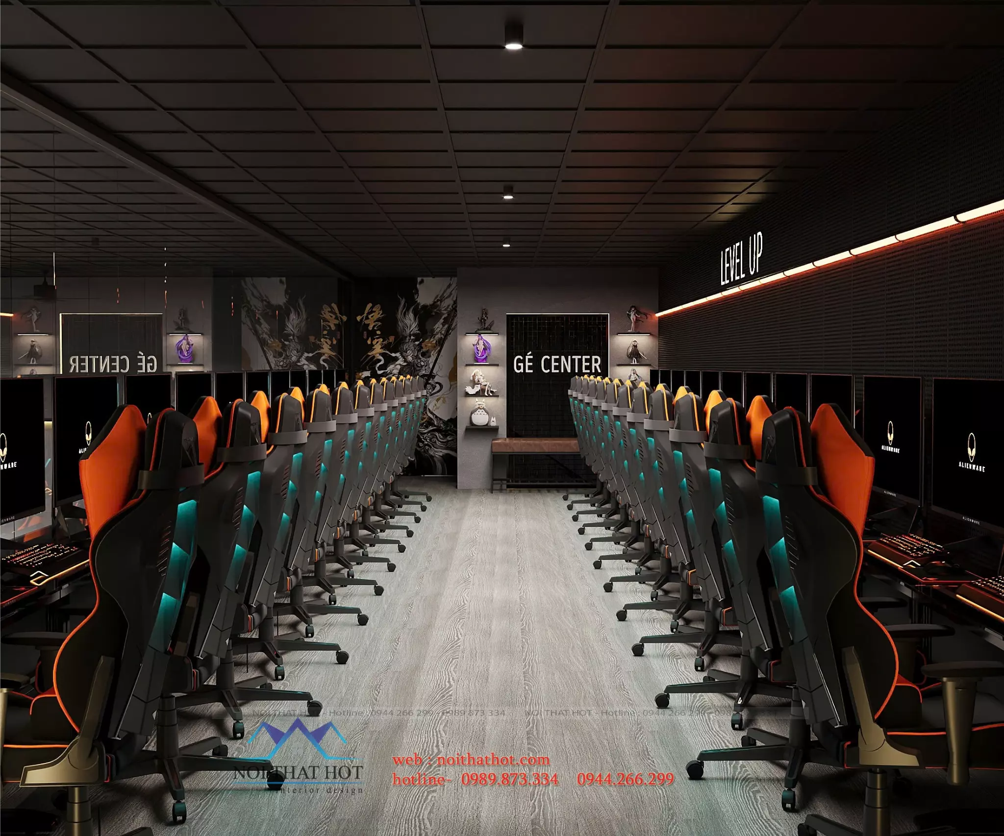 thiết kế tổ hợp bida gaming tại Hà Nội