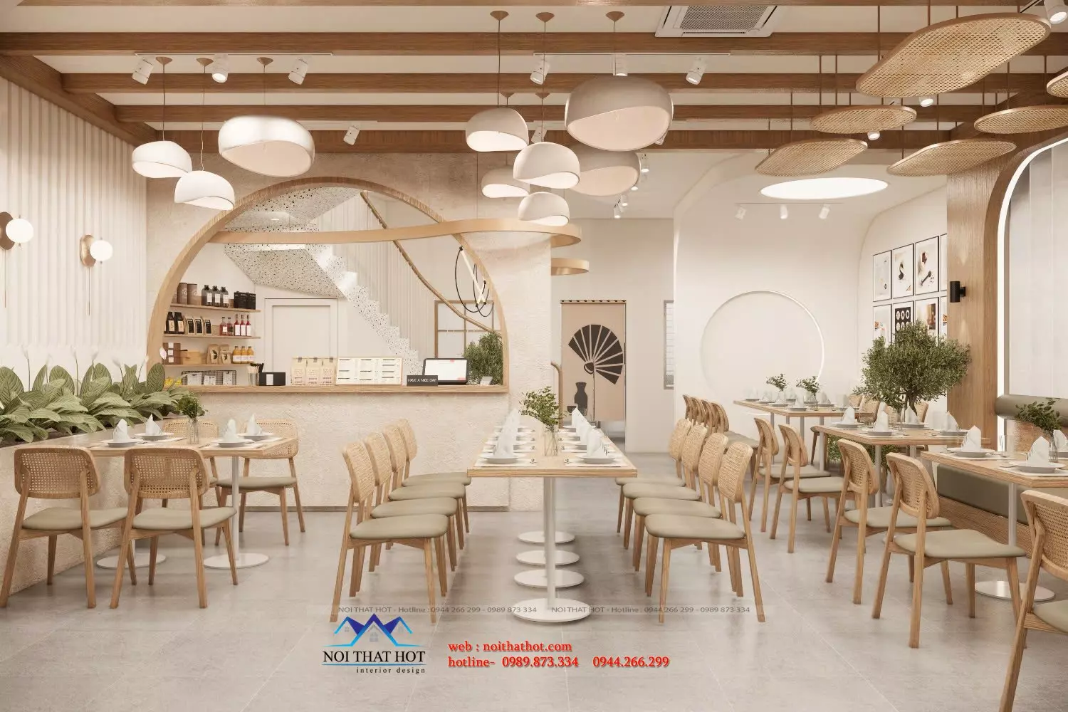 thiết kế nhà hàng Hàn Quốc