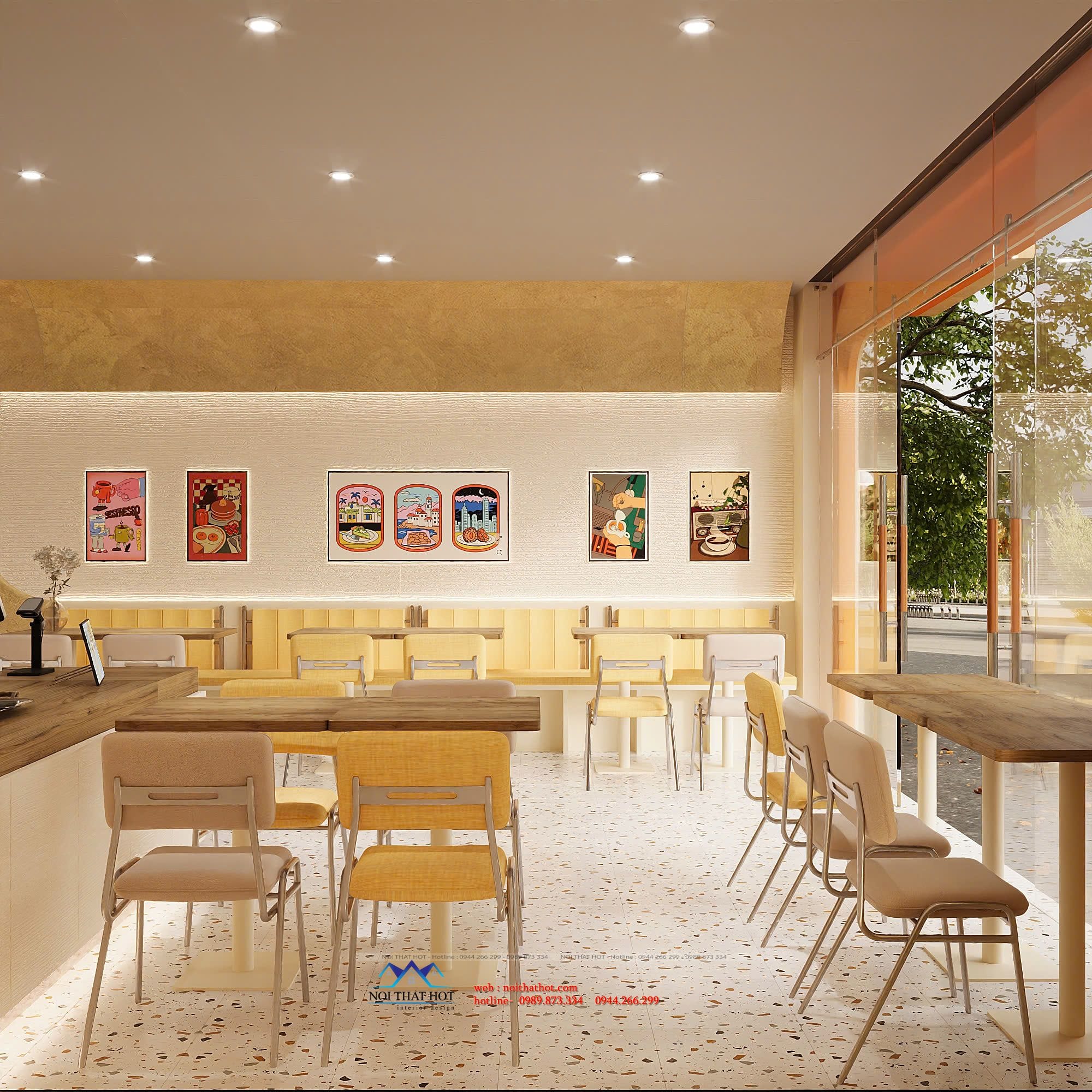 trang trí bức tường