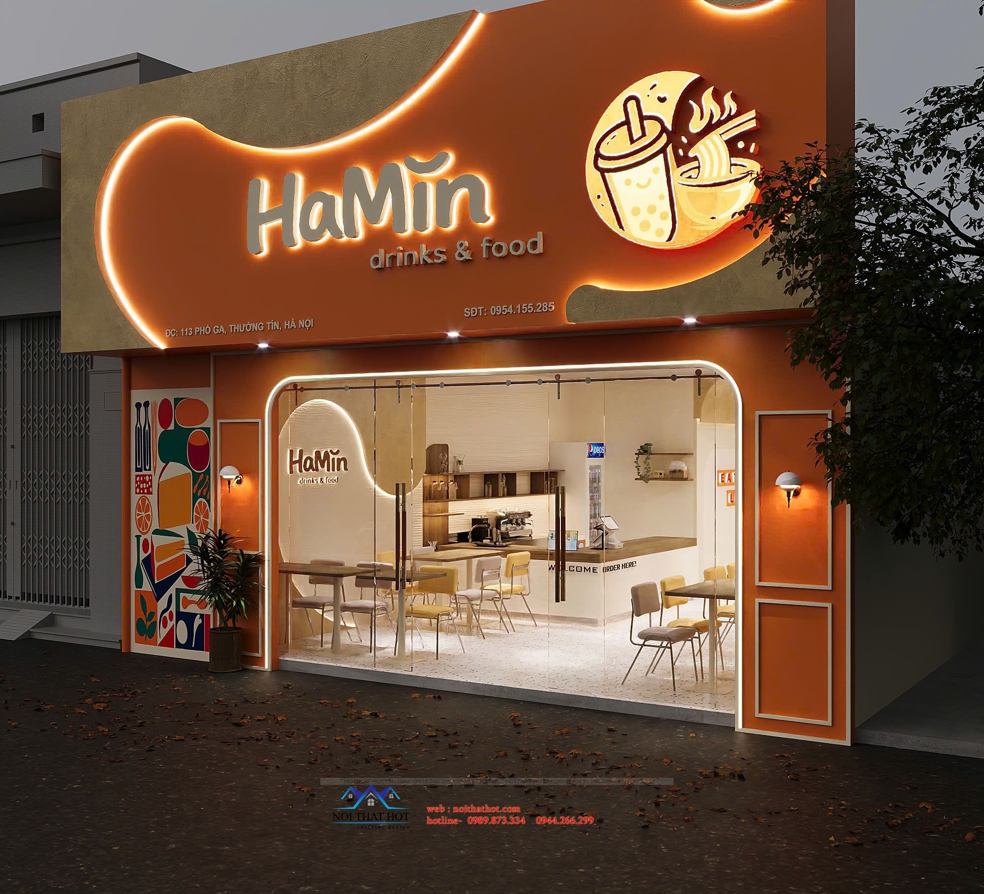thiết kế biển hiệu cửa hàng