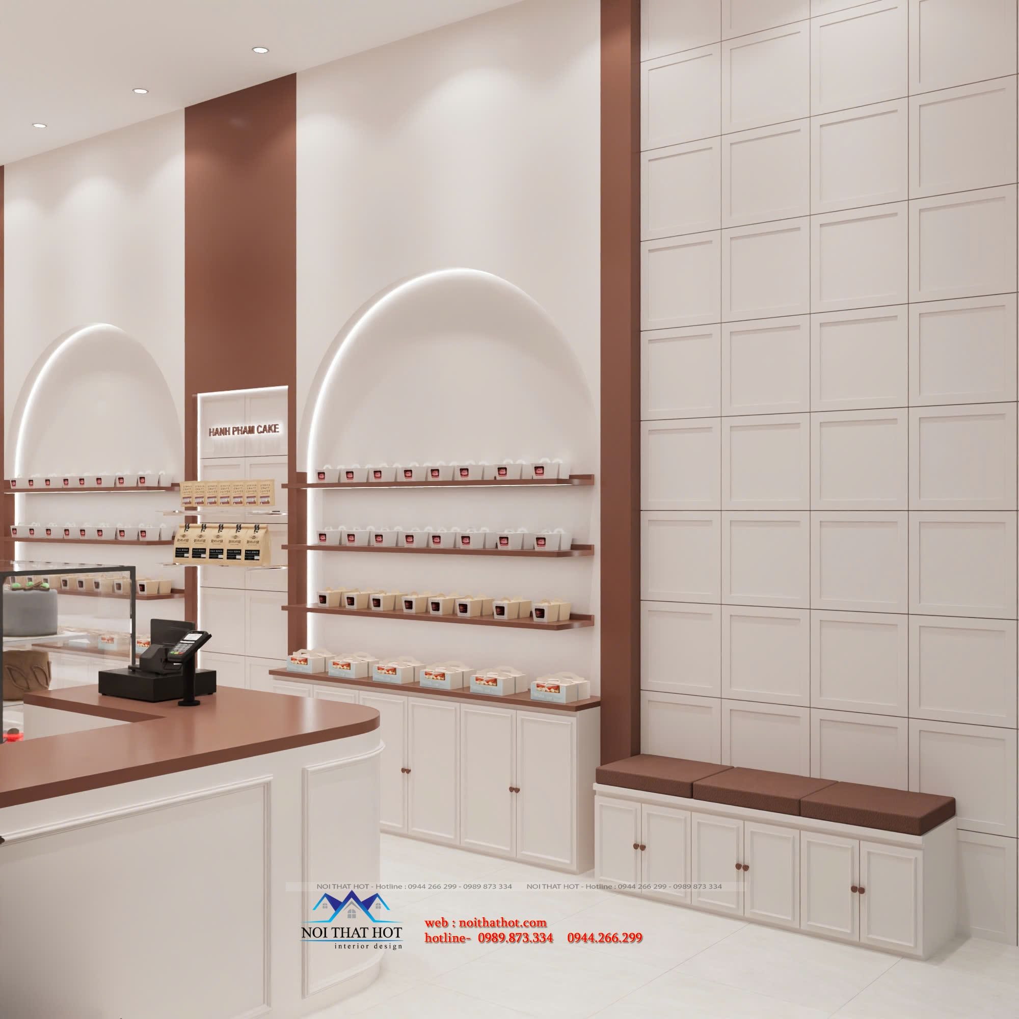 kệ trưng bày bánh kem