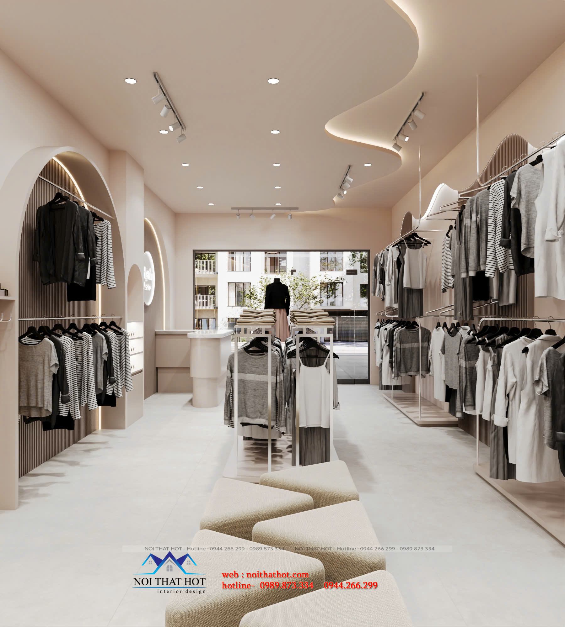 bài trí cửa hàng