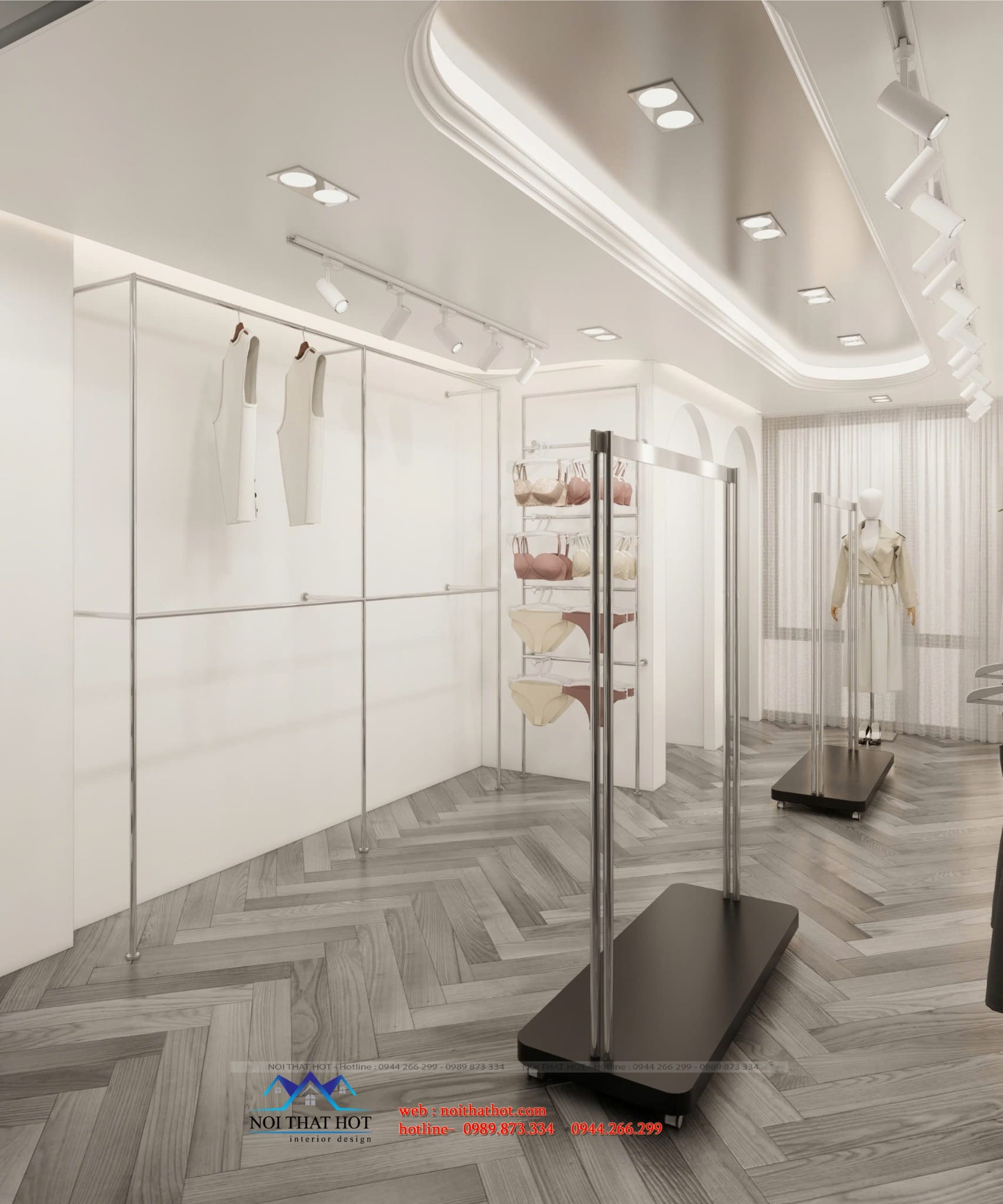 giá treo quần áo 2 tầng