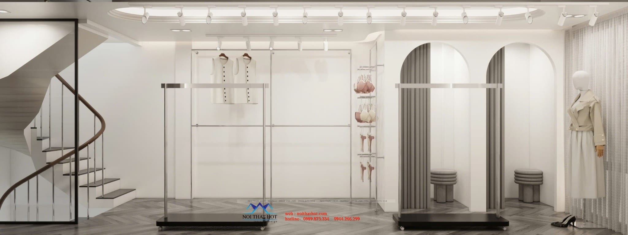 phòng thử đồ shop quần áo