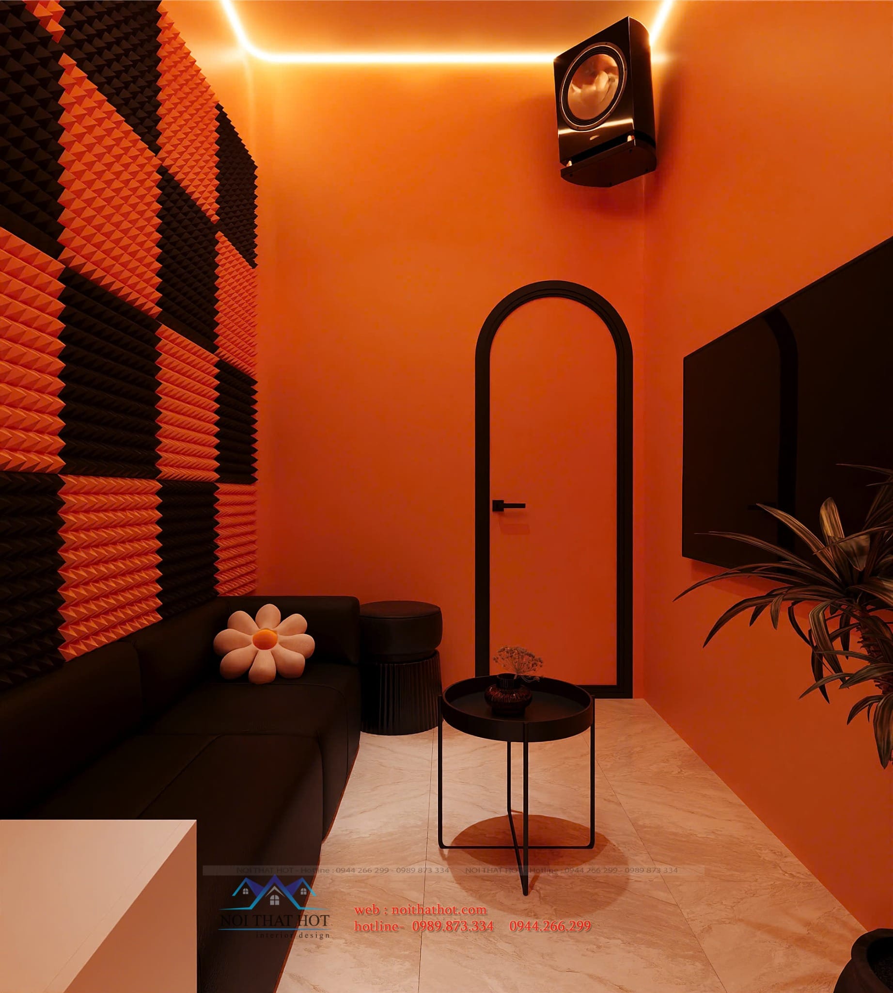 setup phòng music box