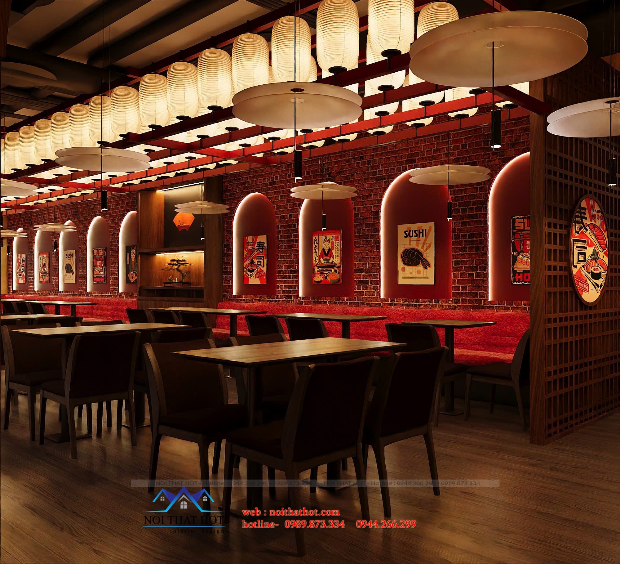 nội thất nhà hàng