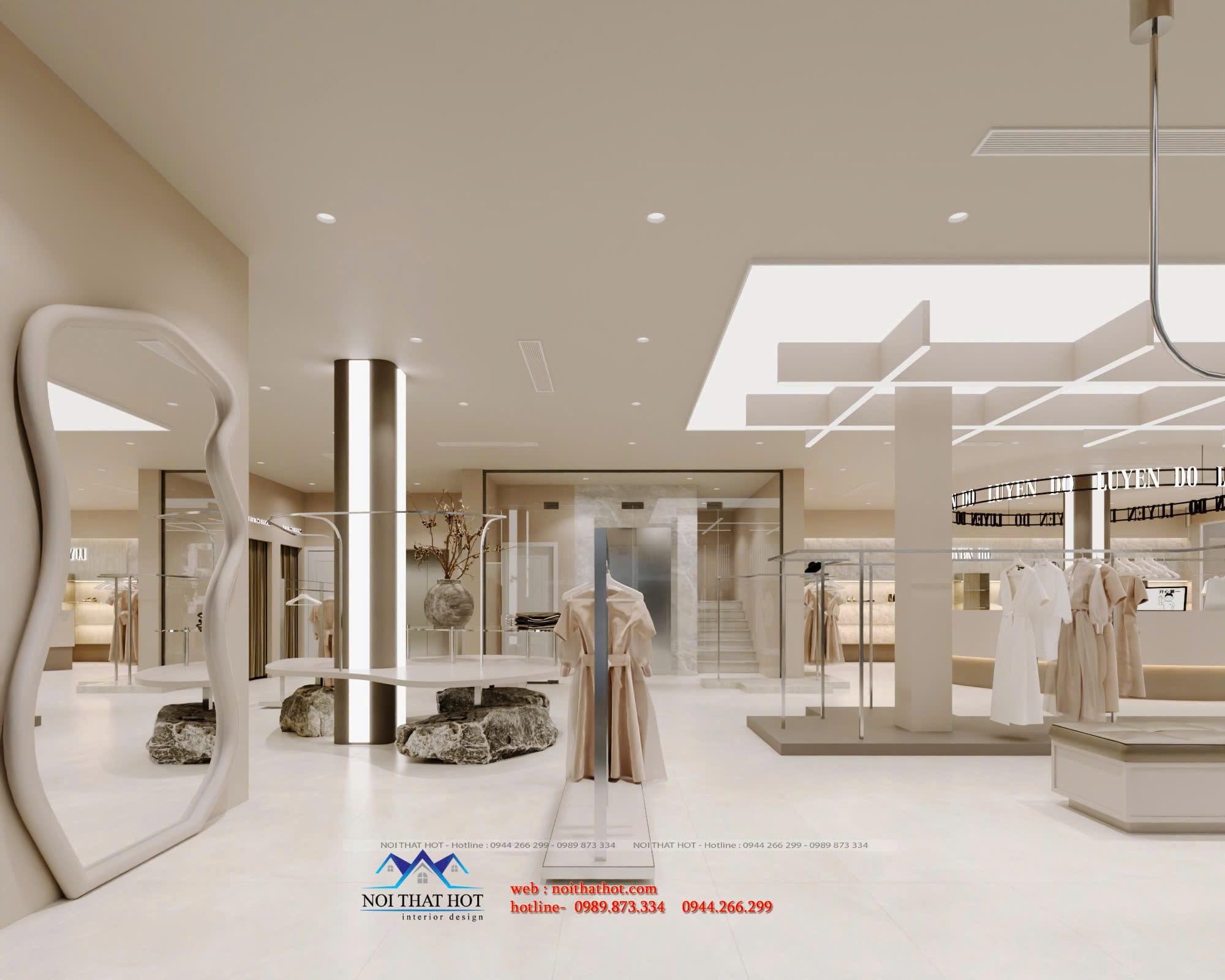 Thiết kế trung tâm thời trang LUYEN DO - Tầng 1 - 3