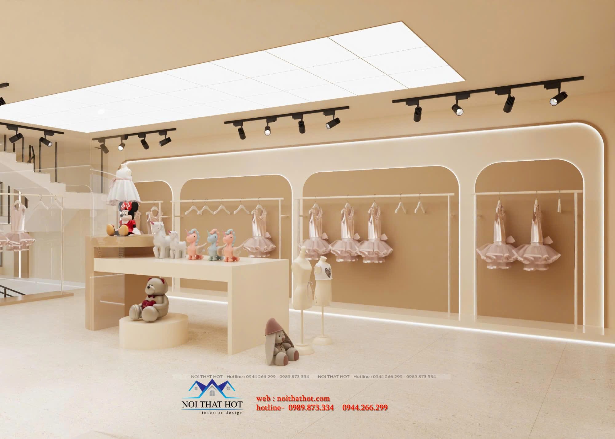 Thiết kế trung tâm thời trang LUYEN DO - Tầng 4 - 5