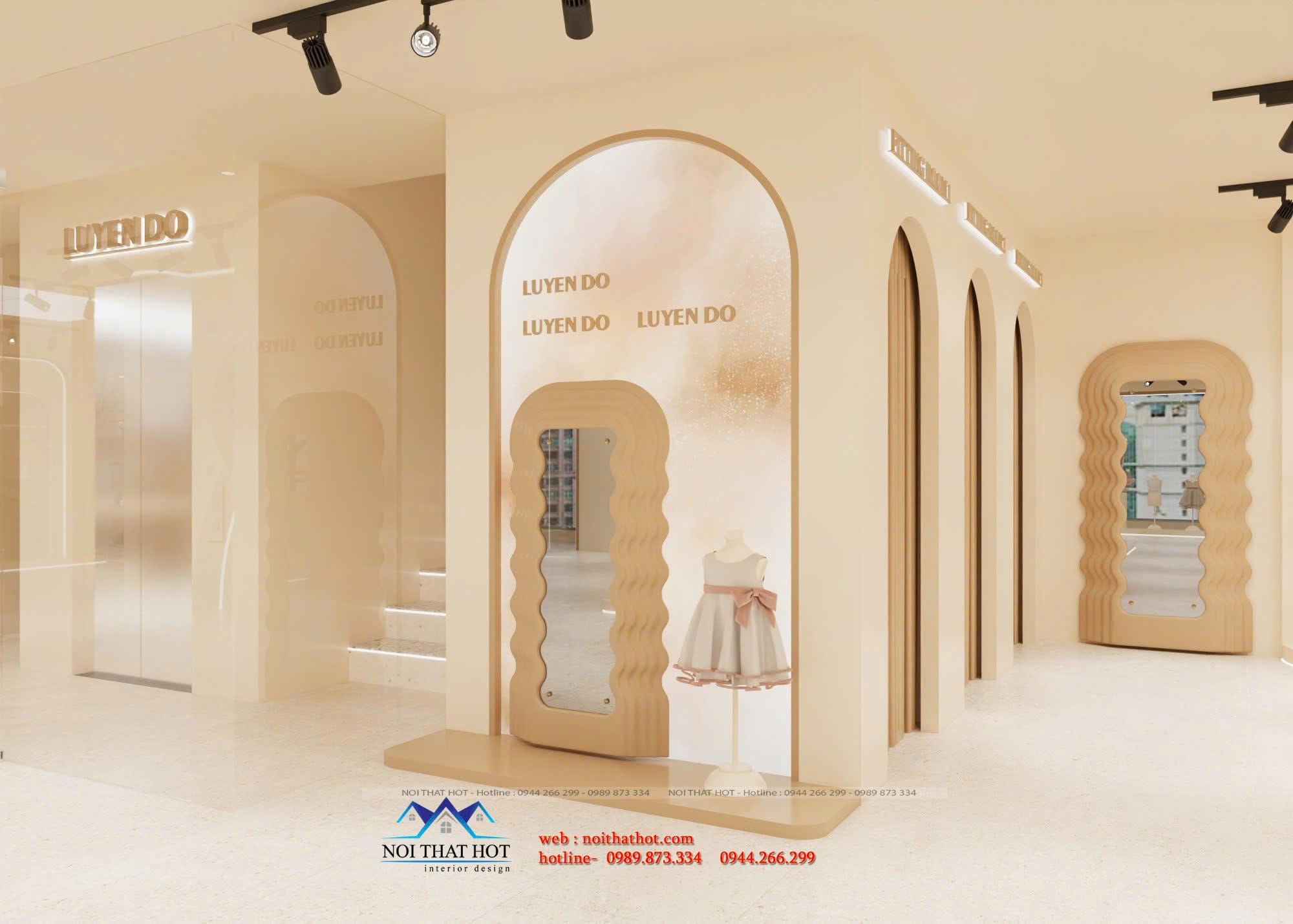 Thiết kế trung tâm thời trang LUYEN DO - Tầng 4 - 6