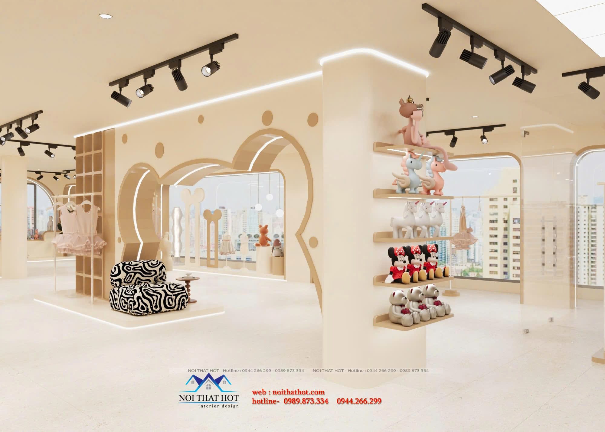 Thiết kế trung tâm thời trang LUYEN DO - Tầng 4 - 9