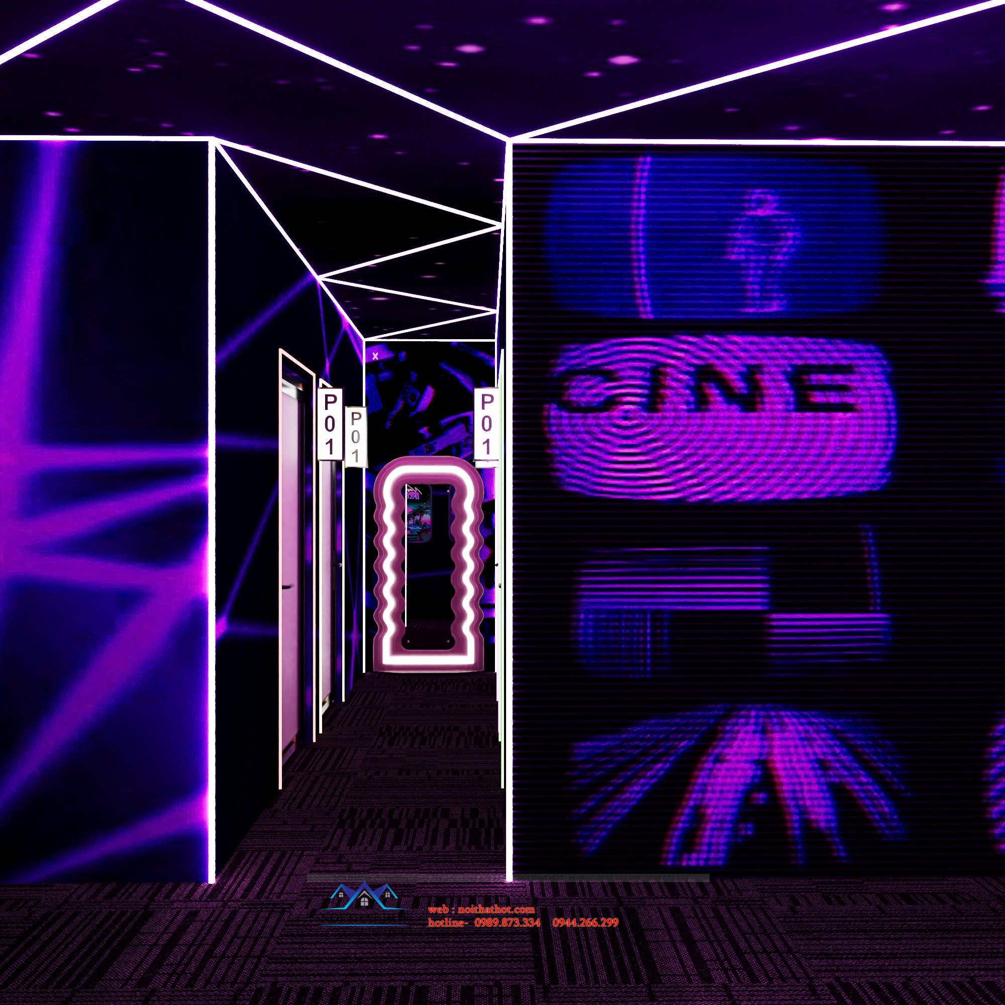 hành lang music box đẹp