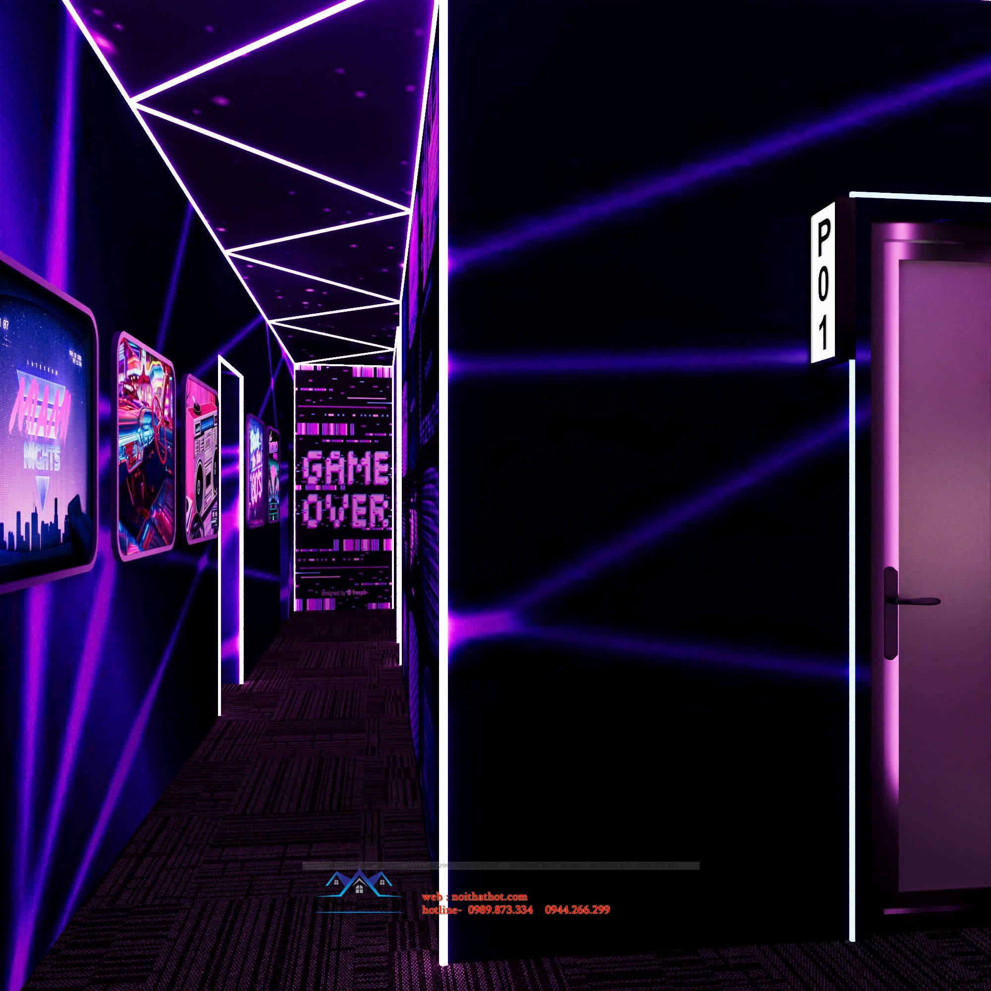 thiết kế hành lang music box