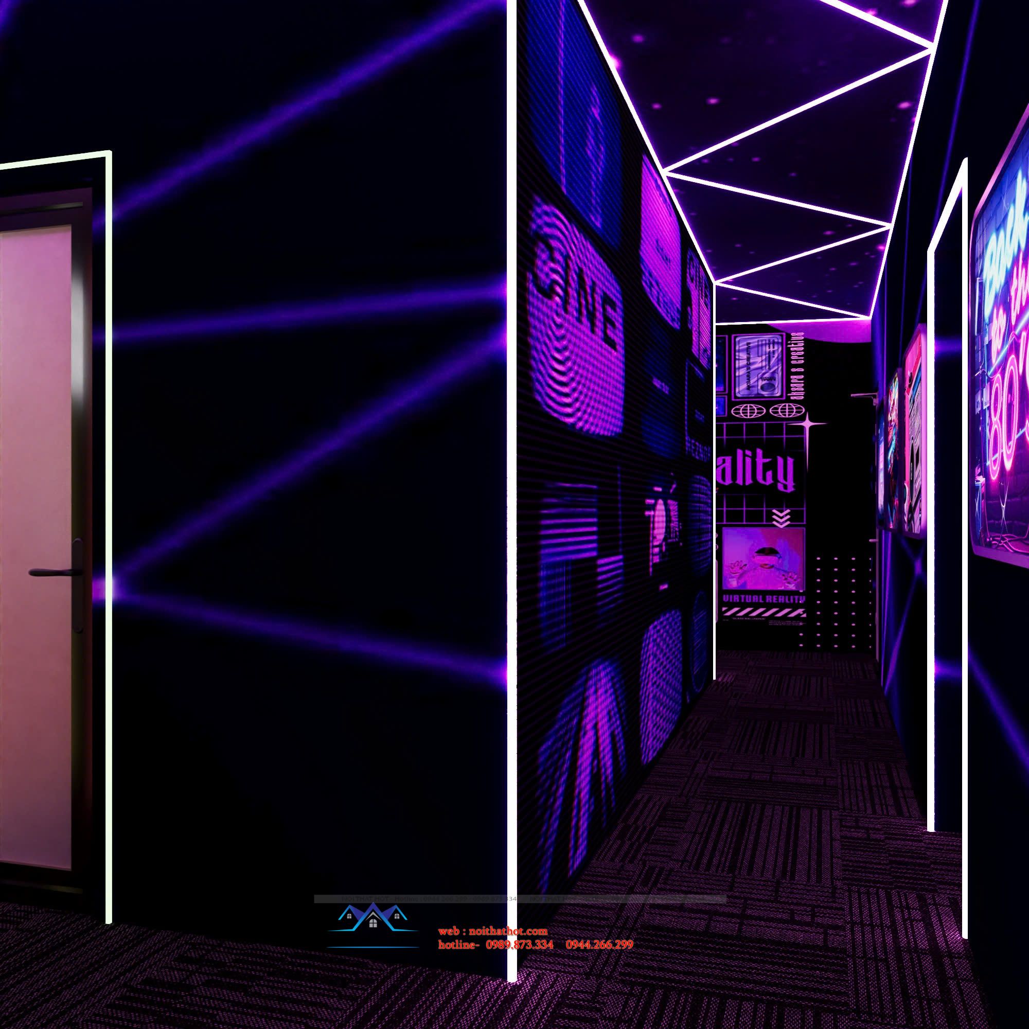 trang trí hành lang music box