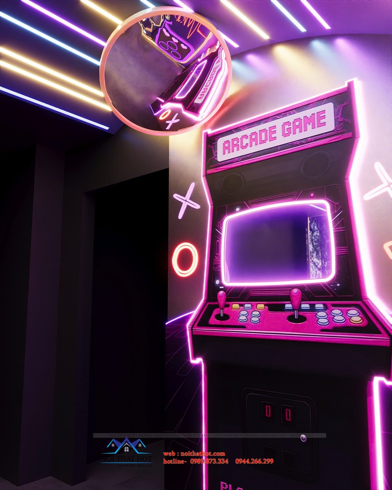 thiết kế hệ thống neon