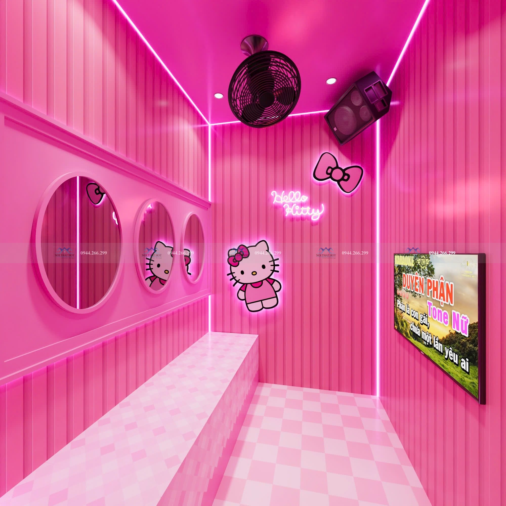 phòng hát hello kitty