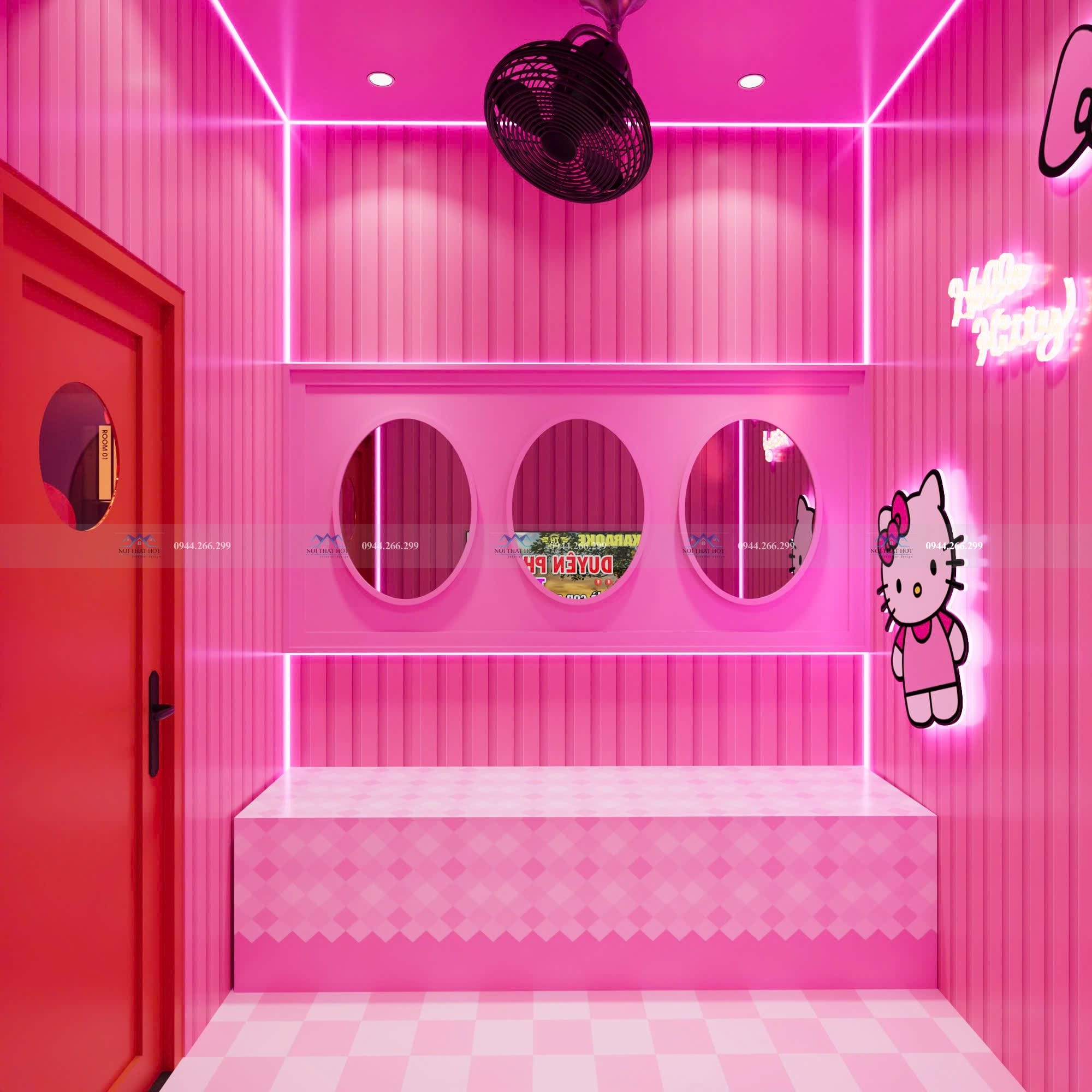 phòng hát hello kitty