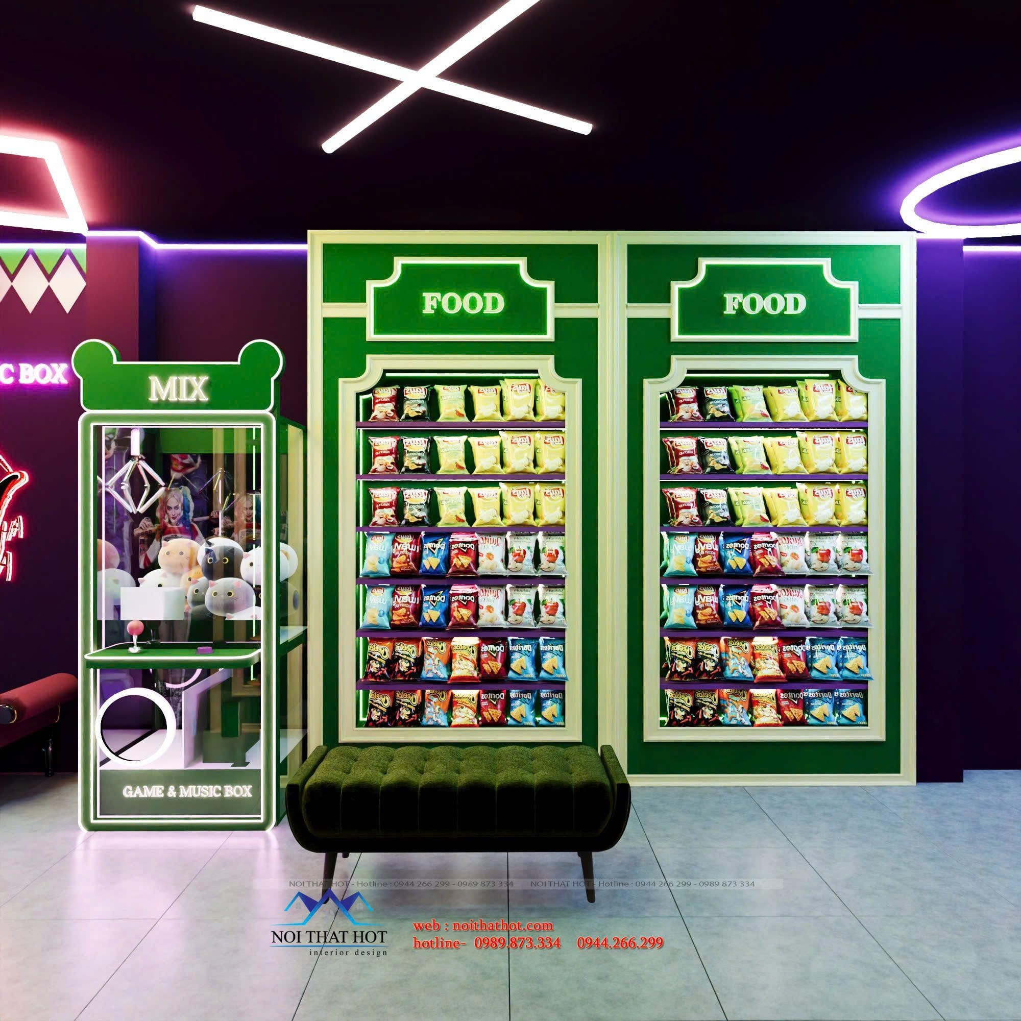 Kệ đồ ăn vặt