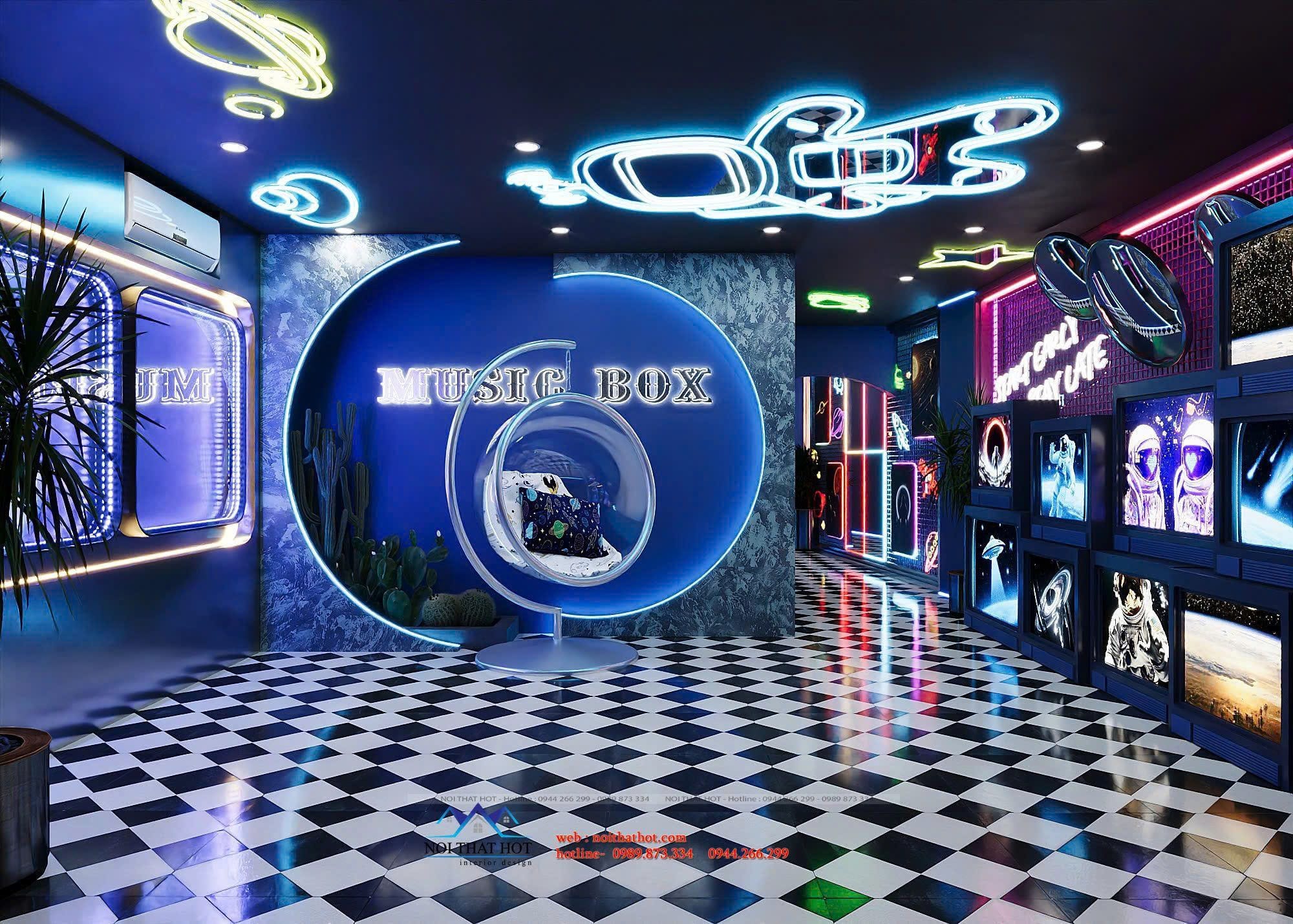 thiết kế góc check-in đẹp