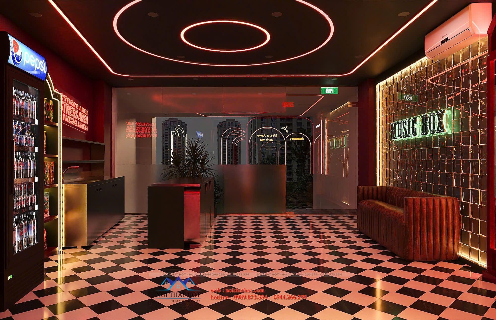 Không gian thông thoáng, rộng rãi