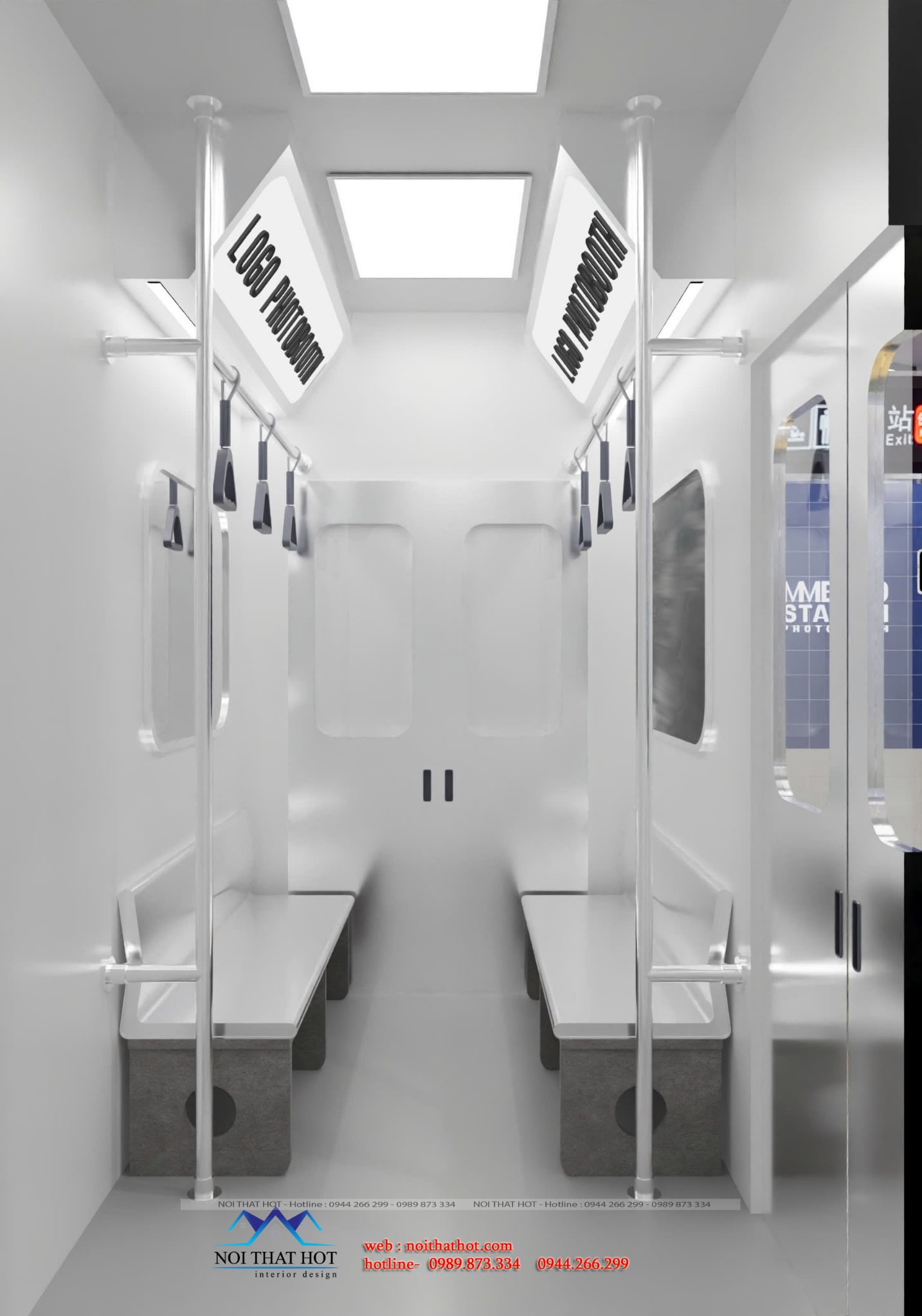 photobooth phong cách tàu điện ngầm