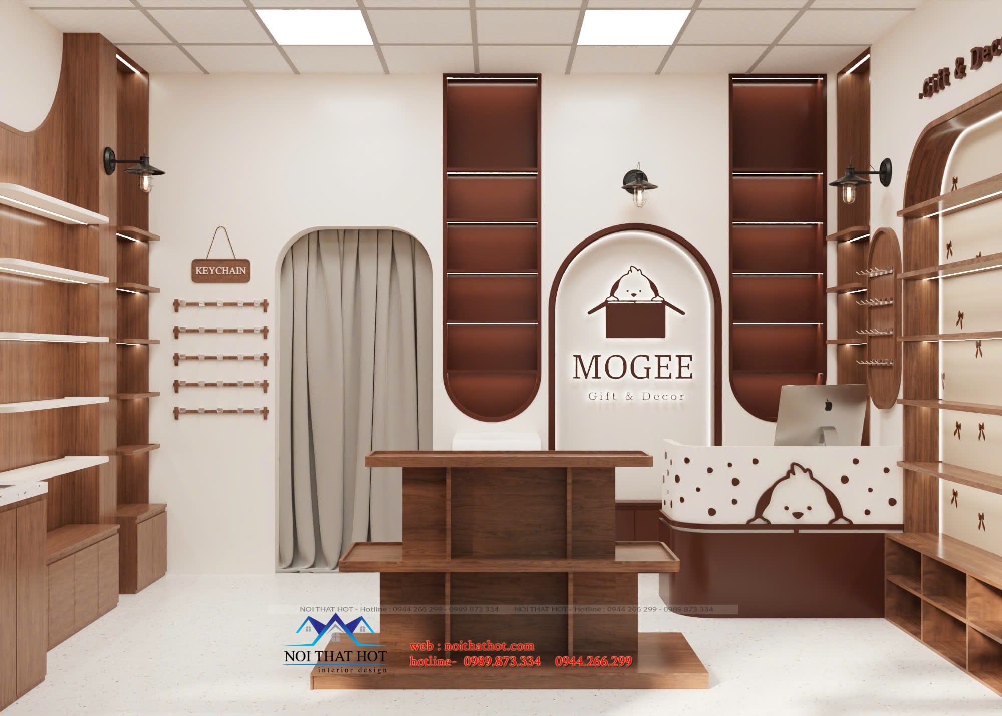 thiết kế shop quà tặng lưu niệm