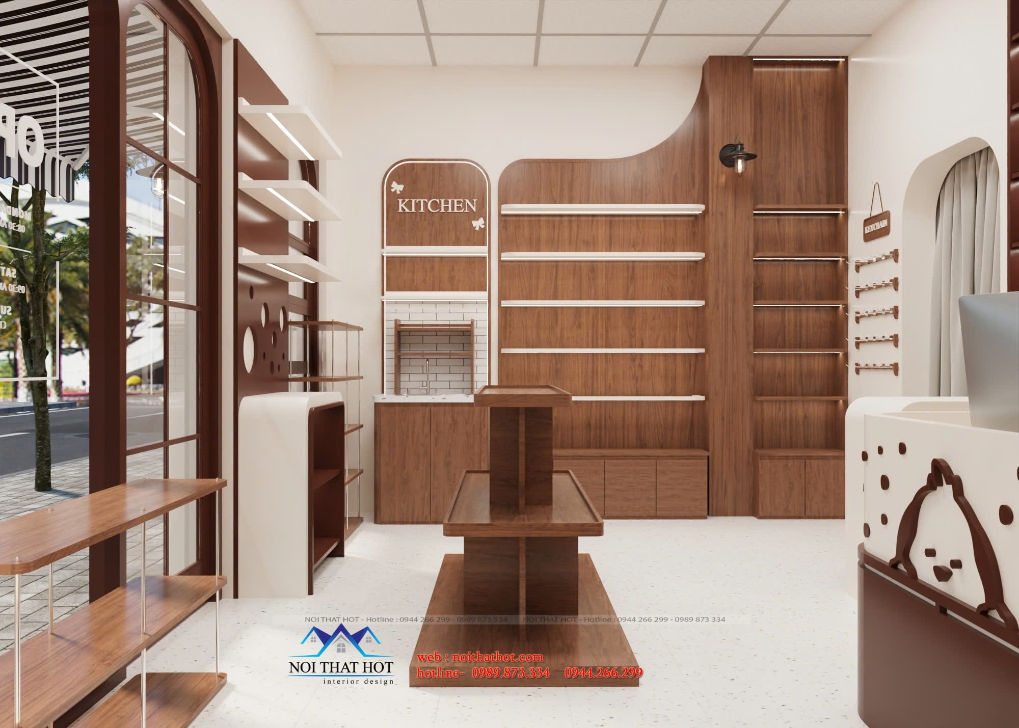 thiết kế shop decor nhỏ xinh