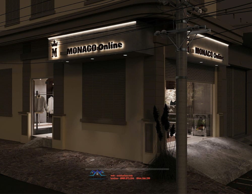 mặt tiền cửa hàng