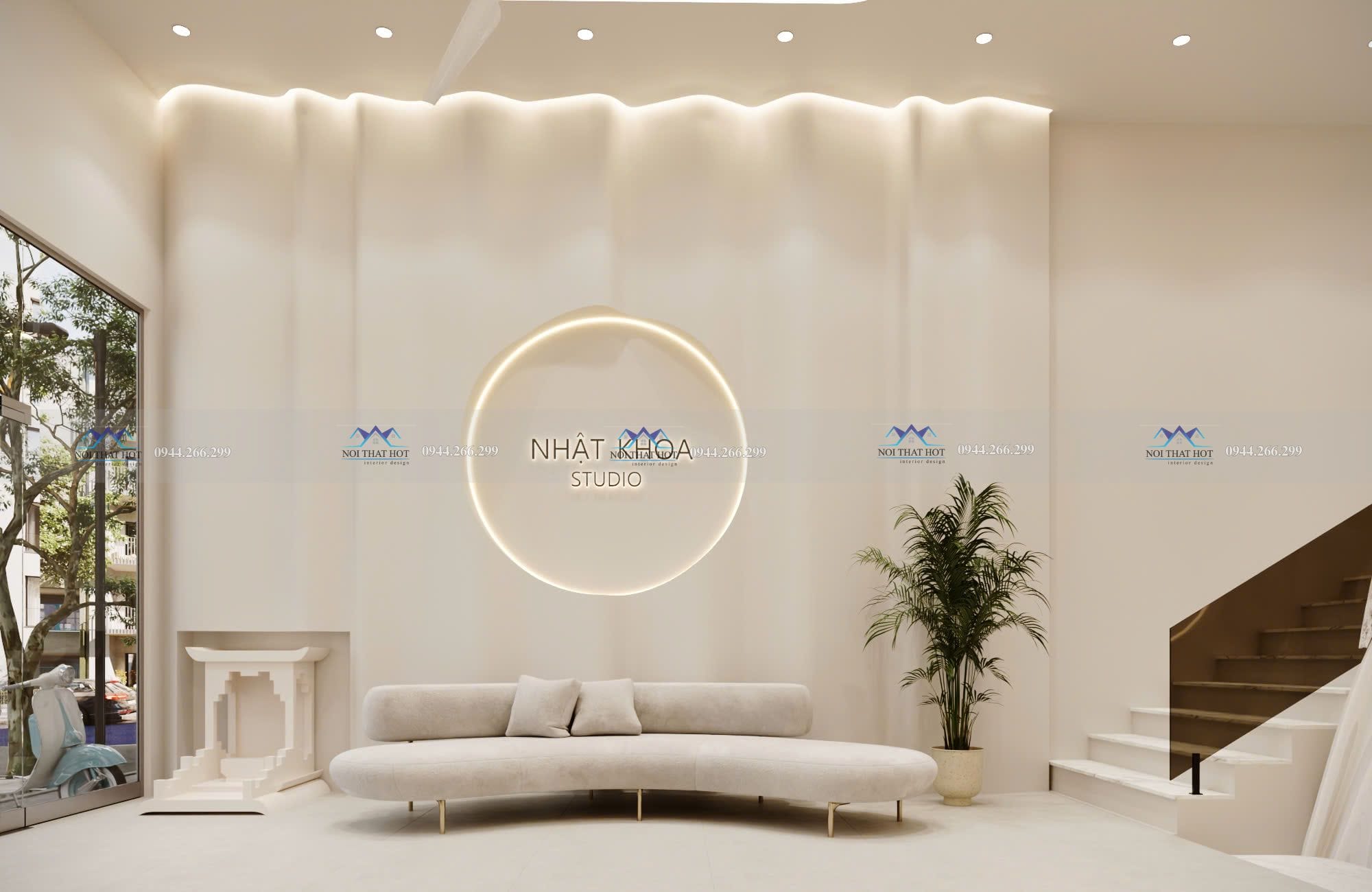 khu vực tư vấn dịch vụ của studio áo cưới