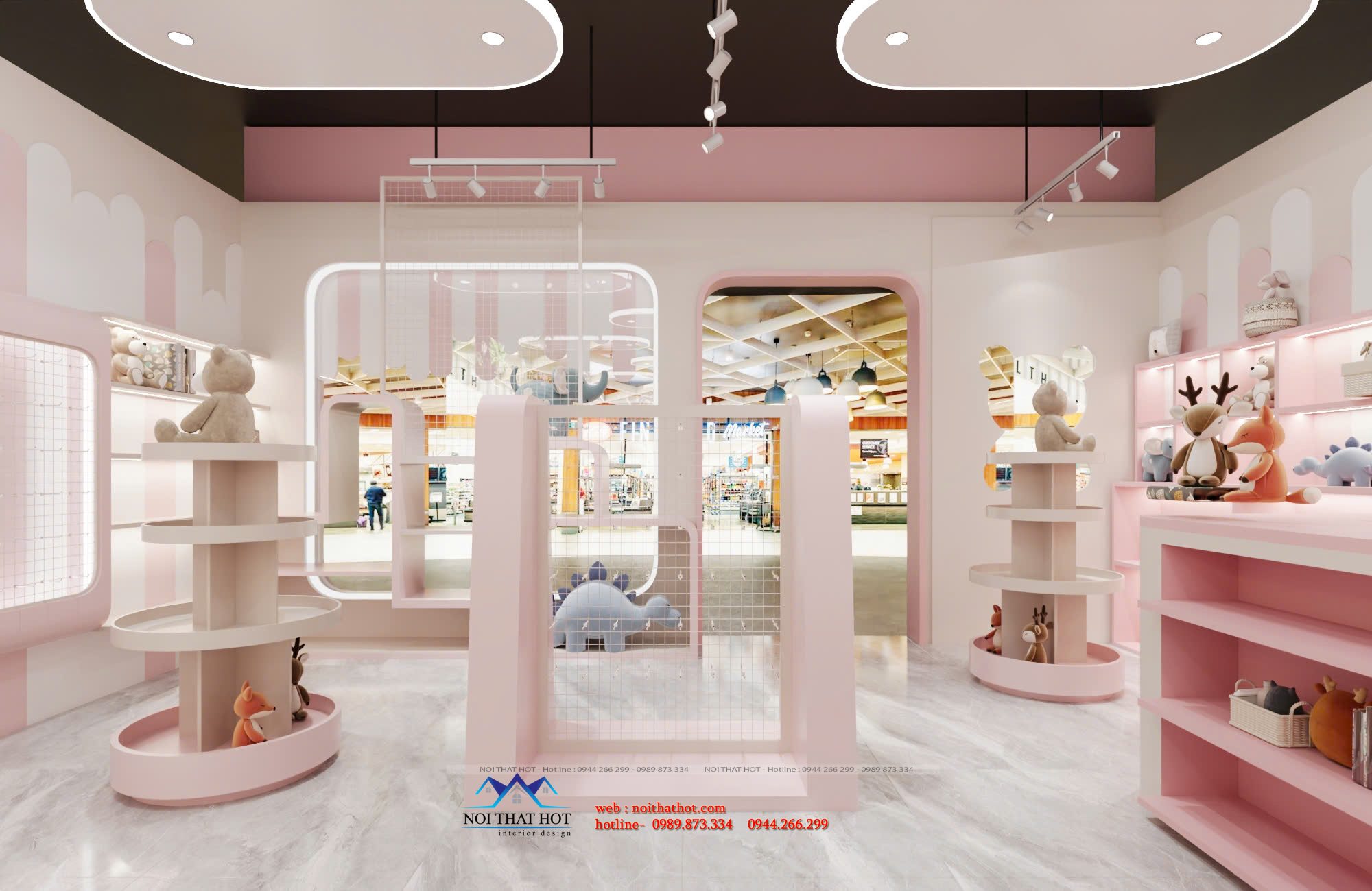 thiết kế shop đồ decor đẹp