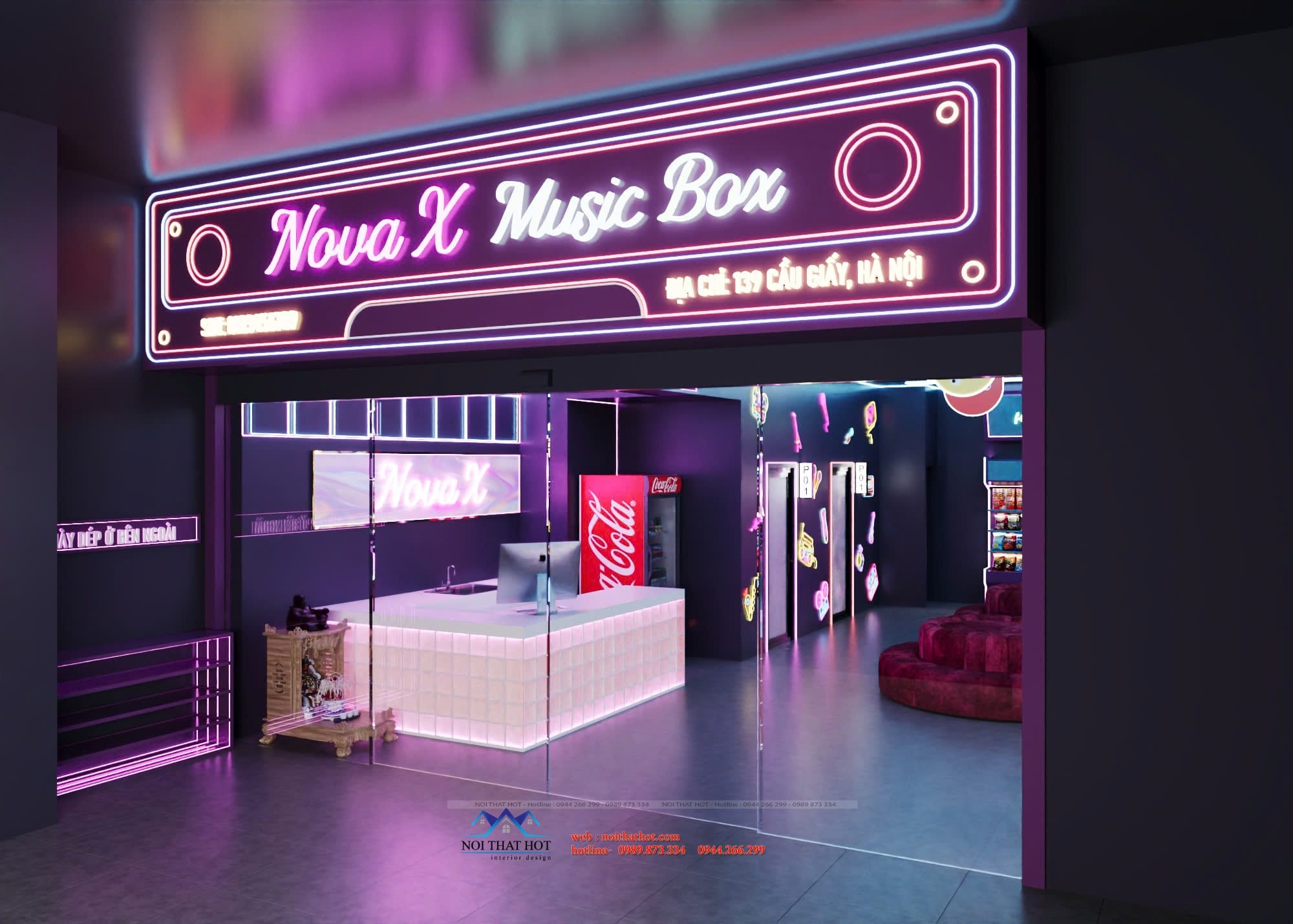 Thiết kế mặt tiền music box