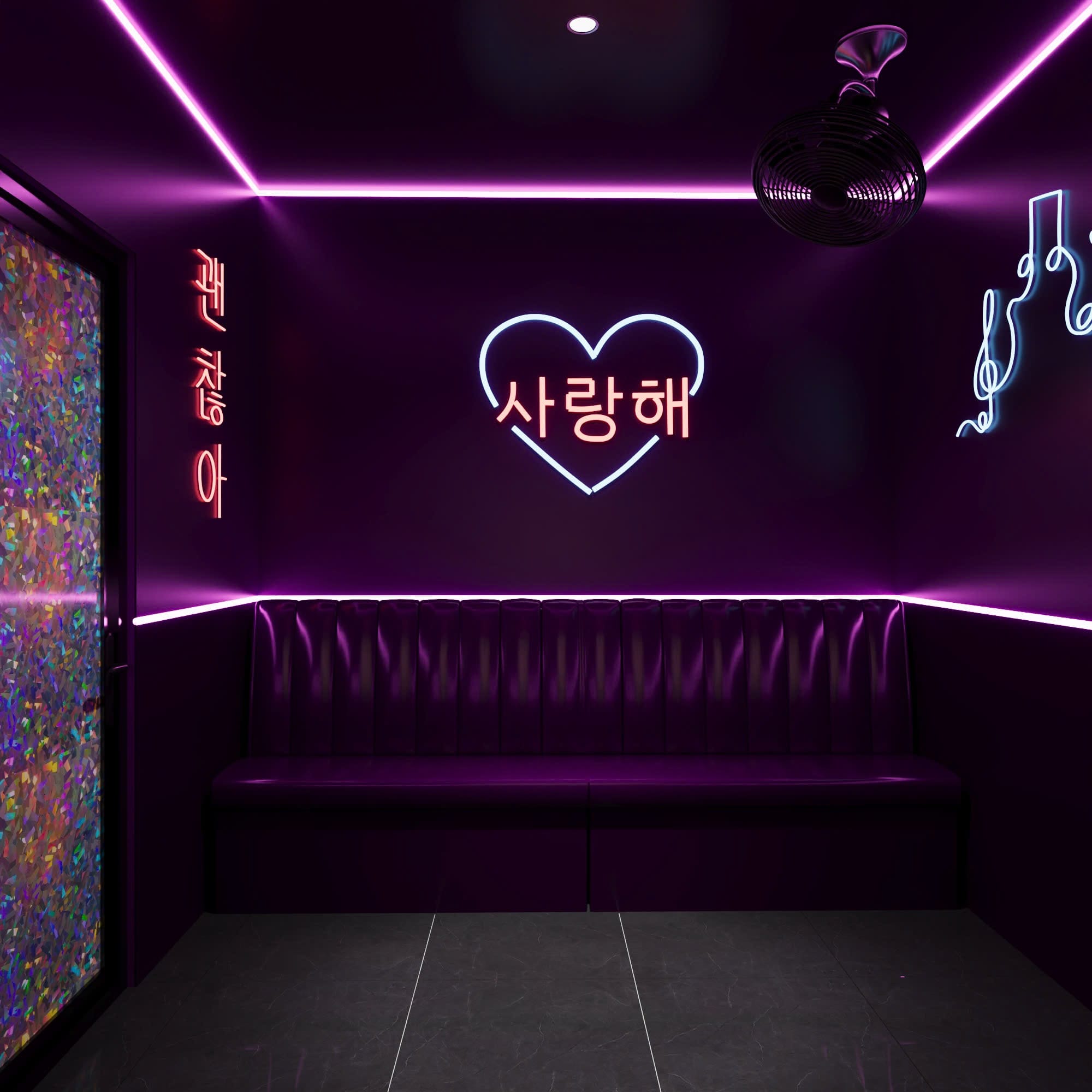 phòng music box đơn giản