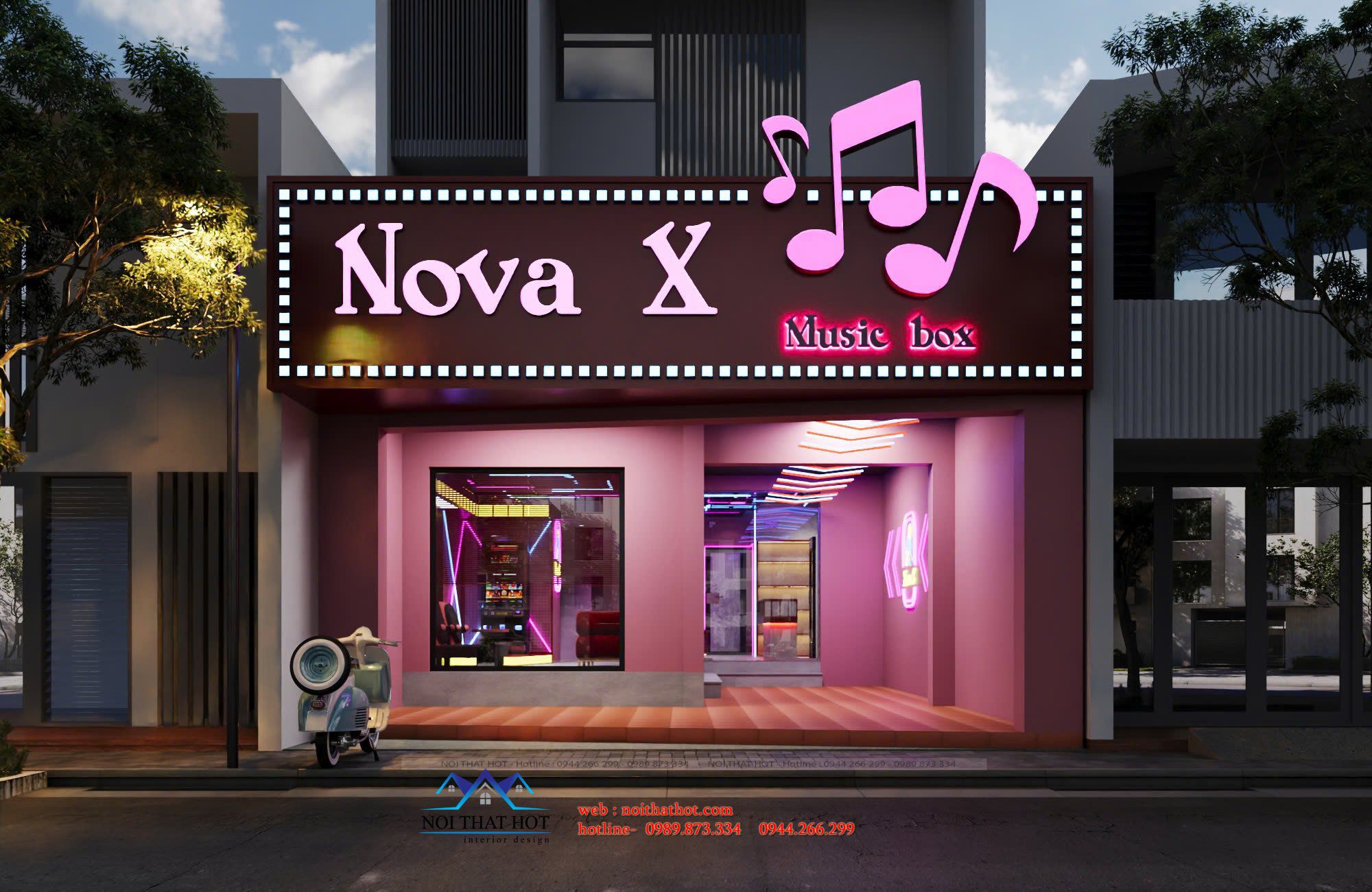 Thiết kế music box đẹp