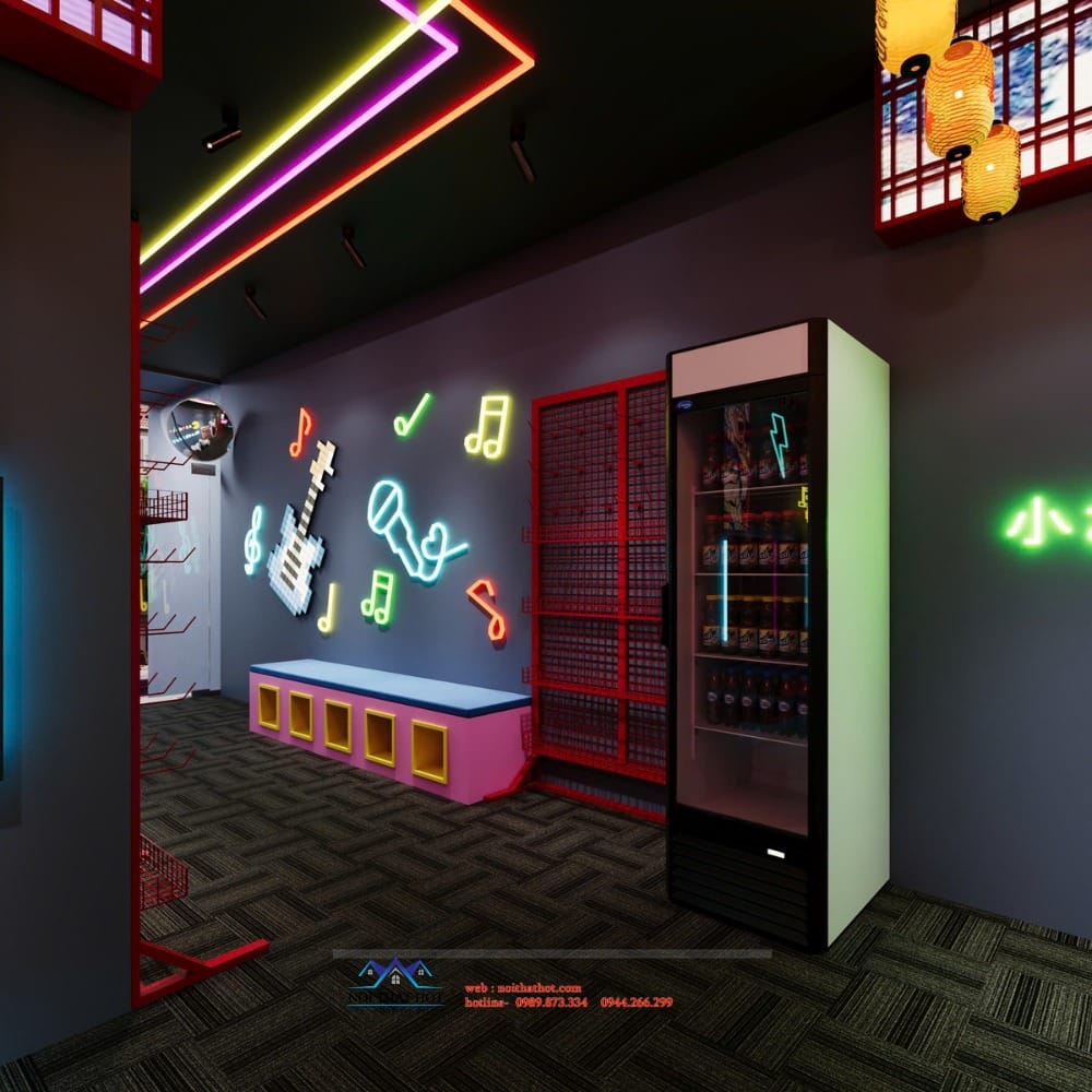 tủ đồ uống và giá treo