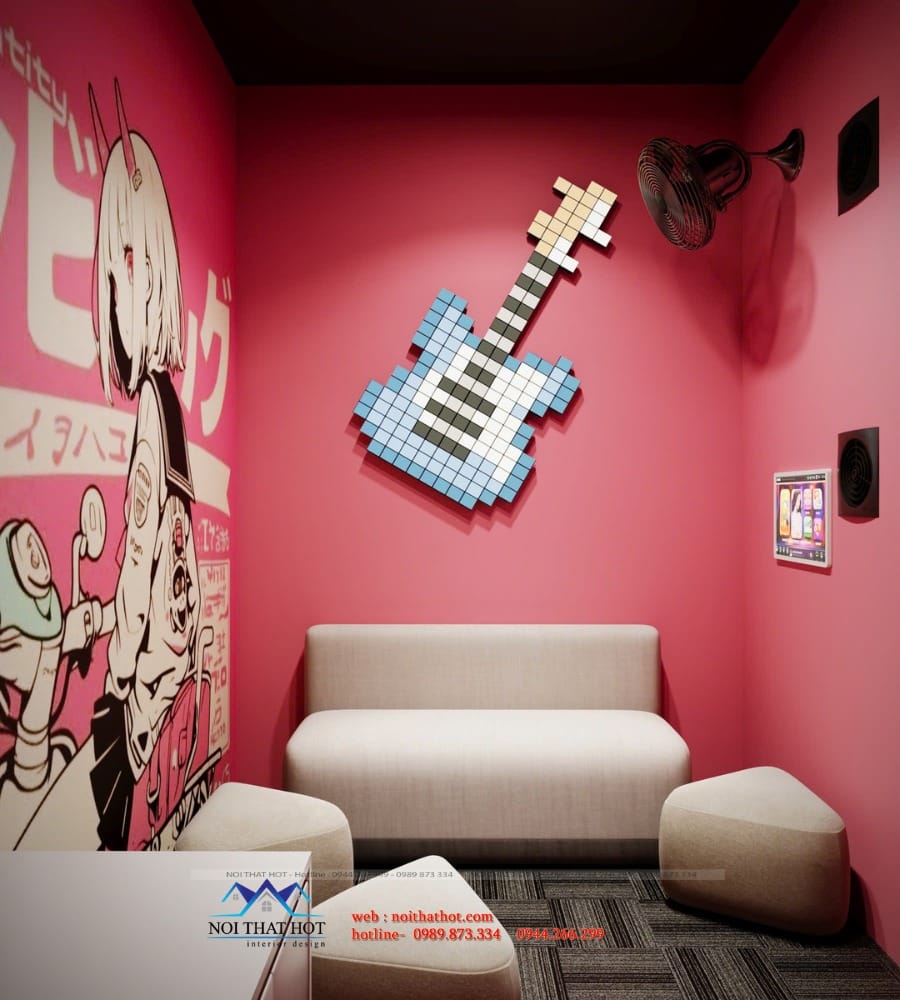 thiết kế phòng hát music box