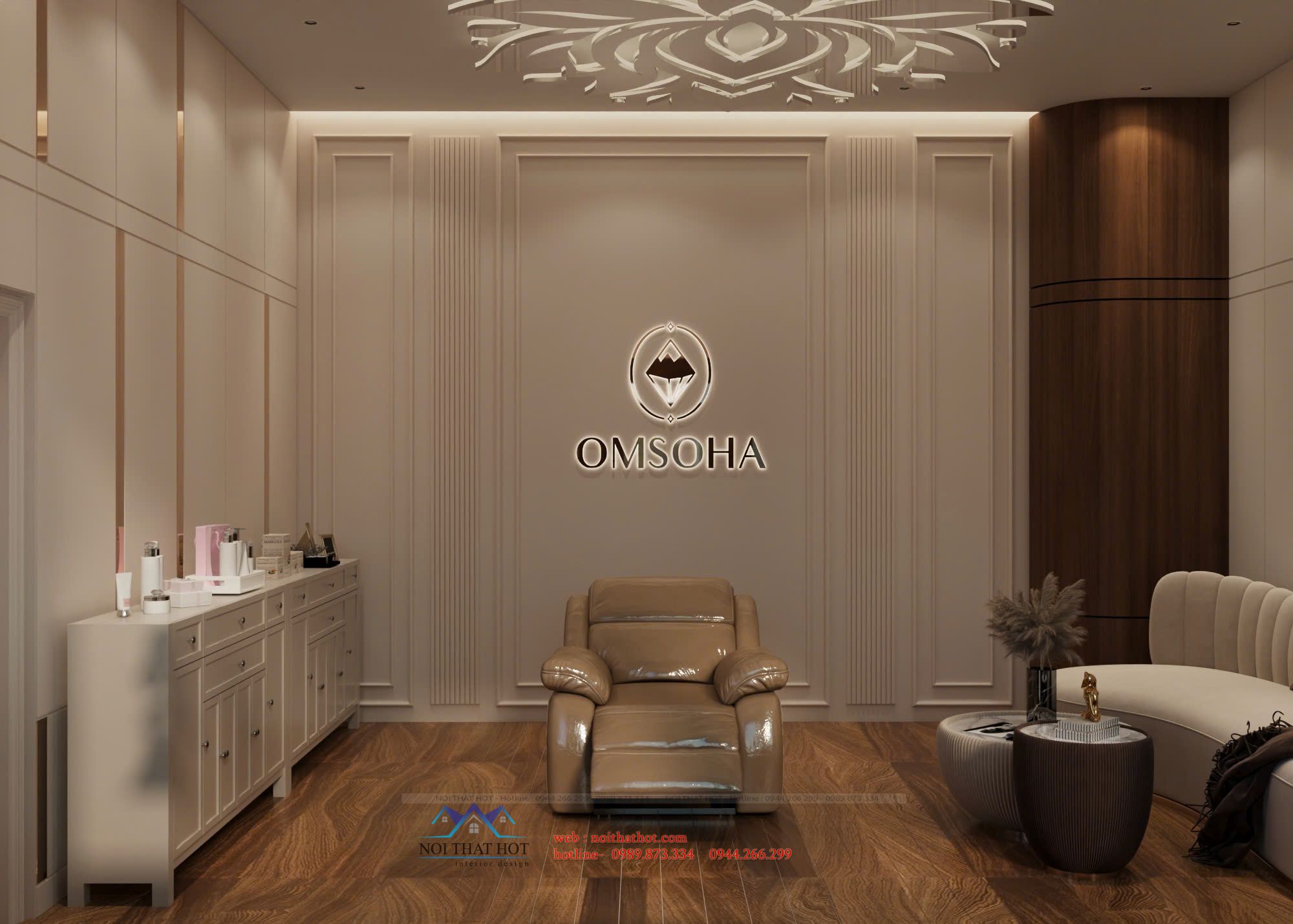 thiết kế spa vật lý trị liệu