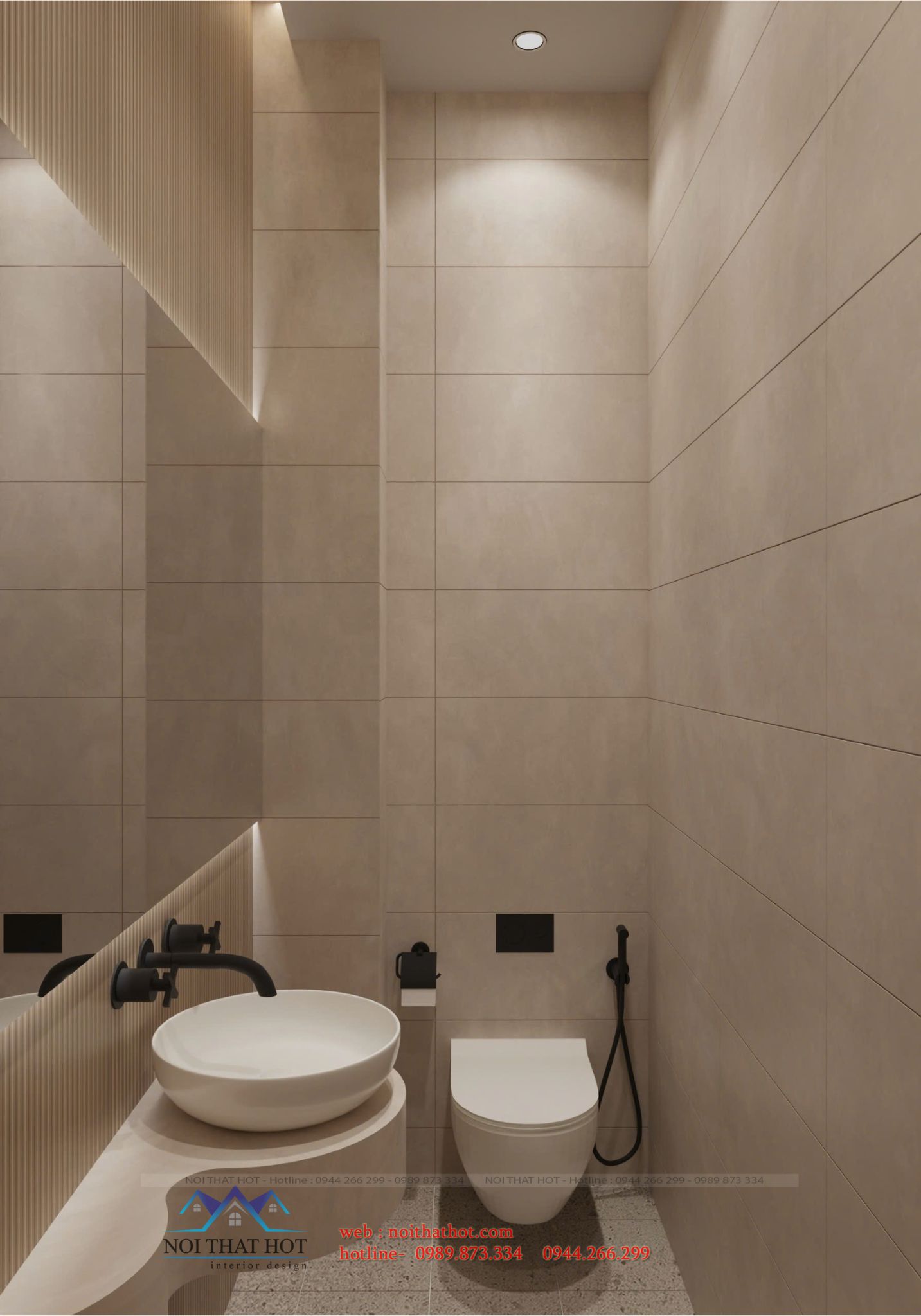 thiết kế wc cửa hàng